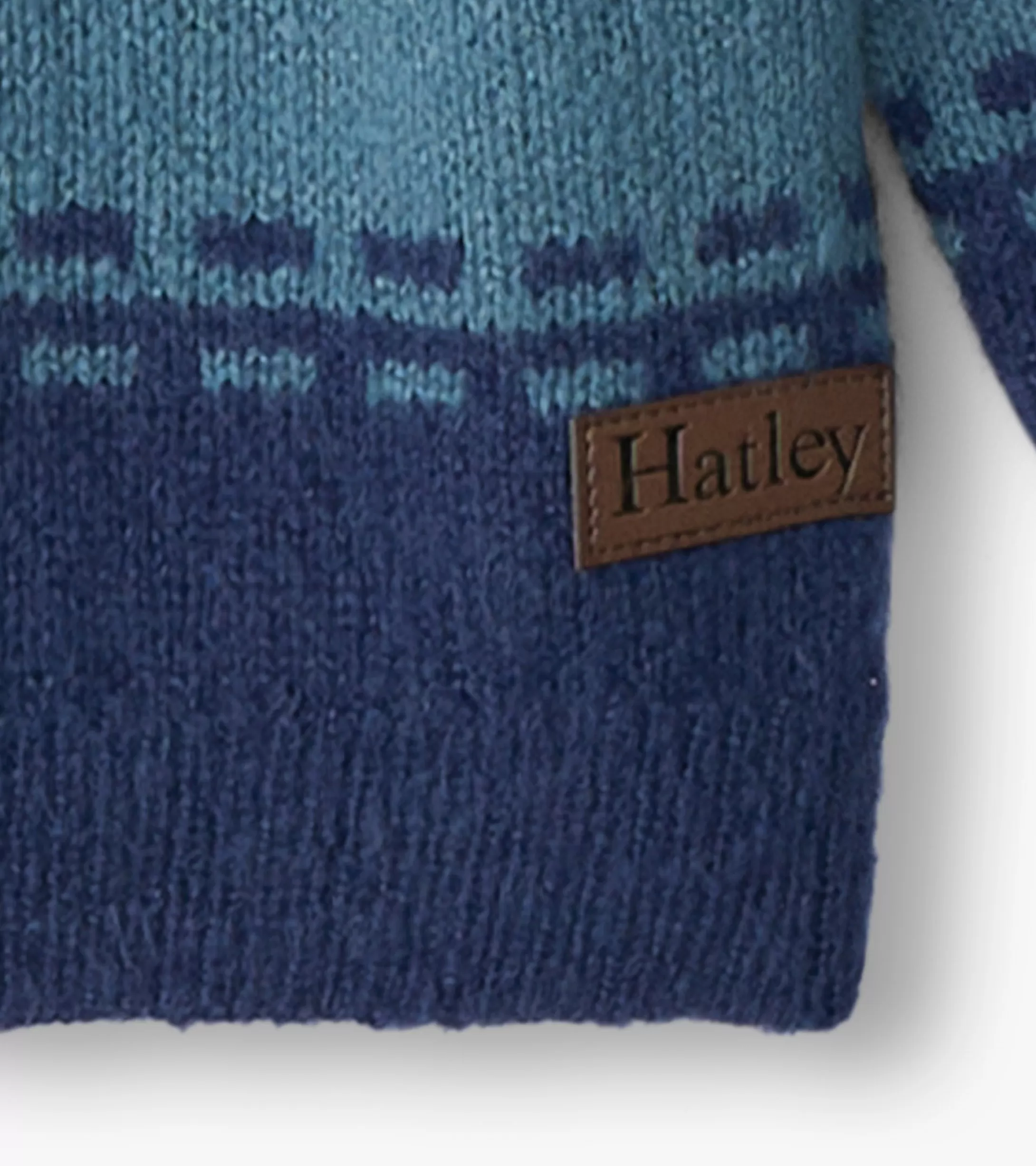 Hatley Baby & Toddler Boys Blue Combo Crew Neck Knit Sweater Clearance