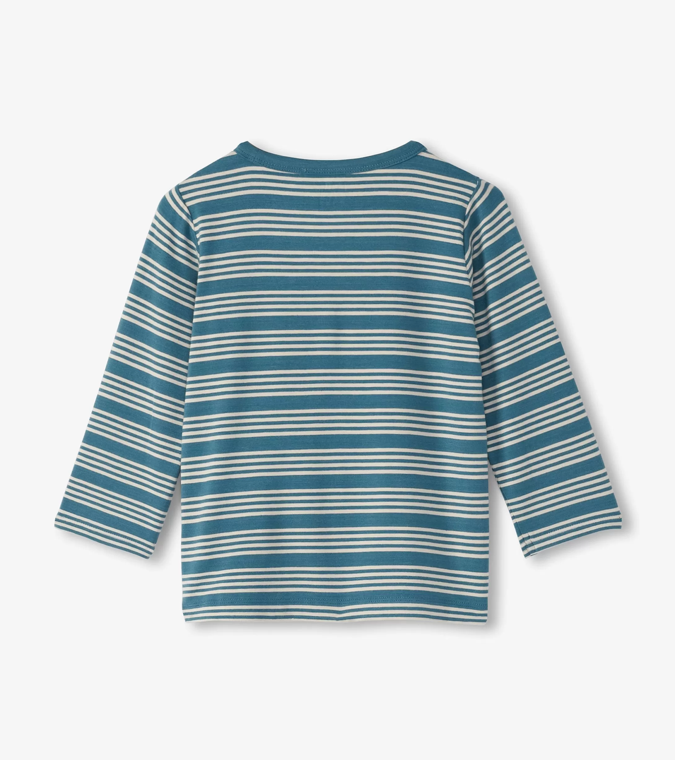 Hatley Baby & Toddler Boys Bluestone Stripes Long Sleeve Bamboo T-Shirt Cheap