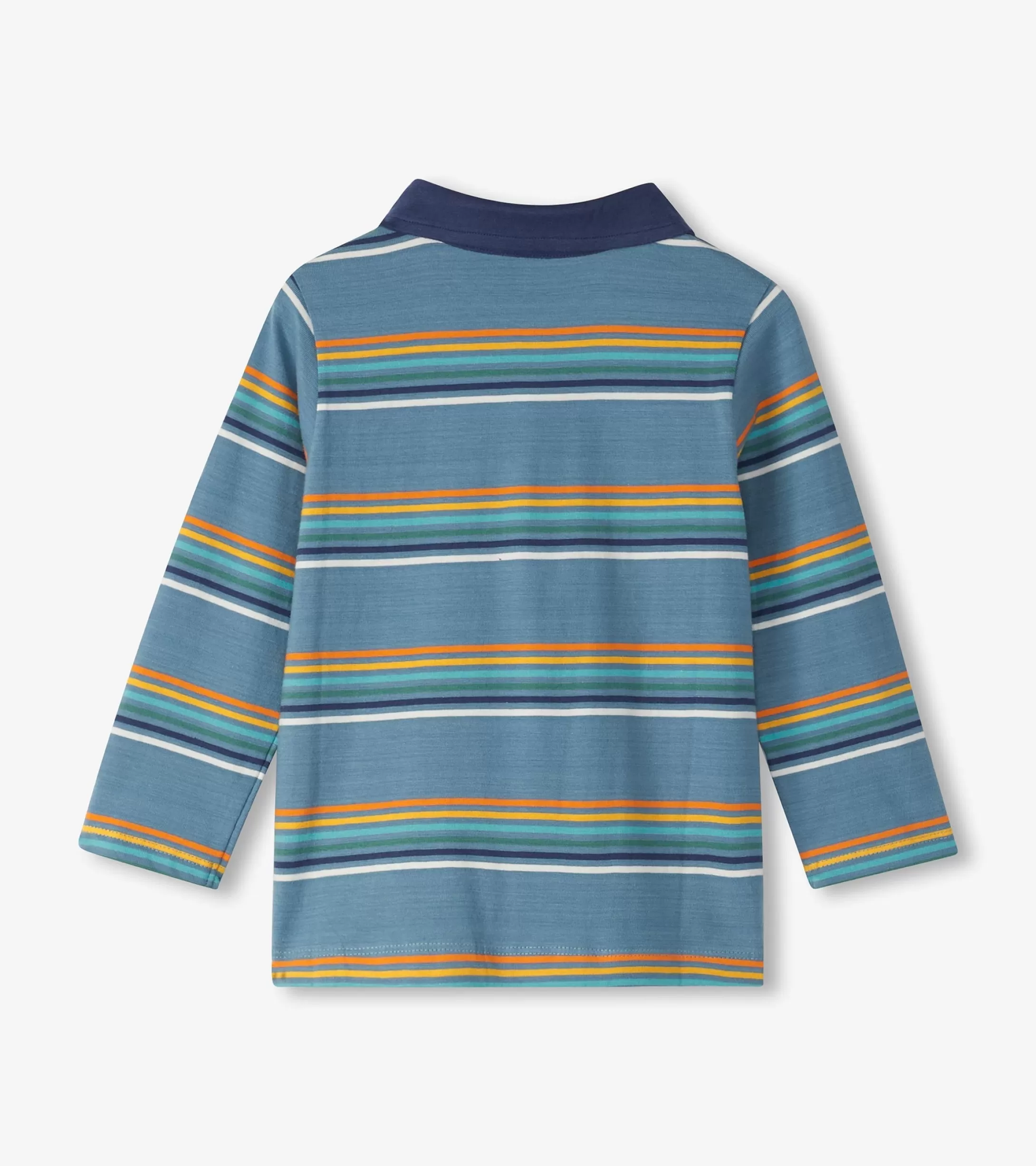 Hatley Baby & Toddler Boys Bluestone Stripes Long Sleeve Polo T-Shirt Best