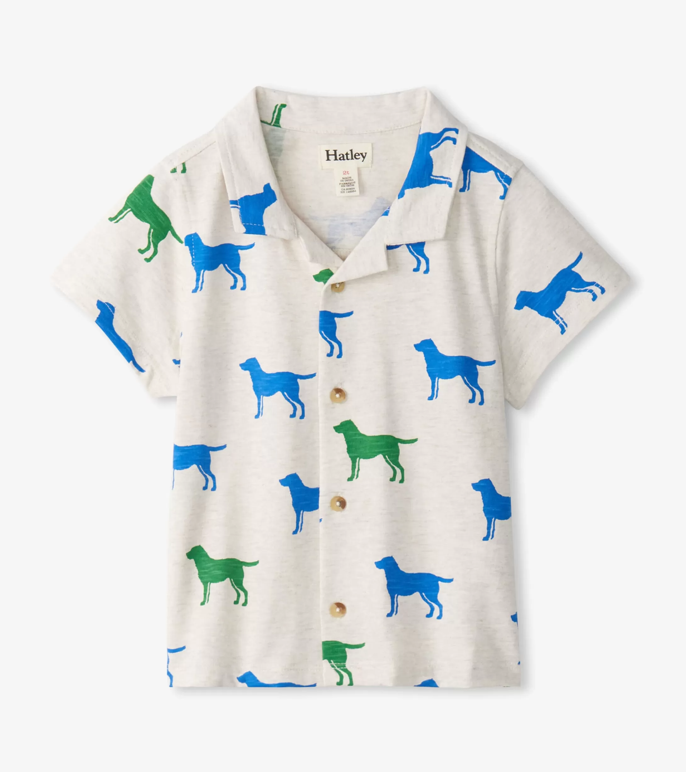 Hatley Baby & Toddler Boys Dog Silhouette Jersey Button Down Shop