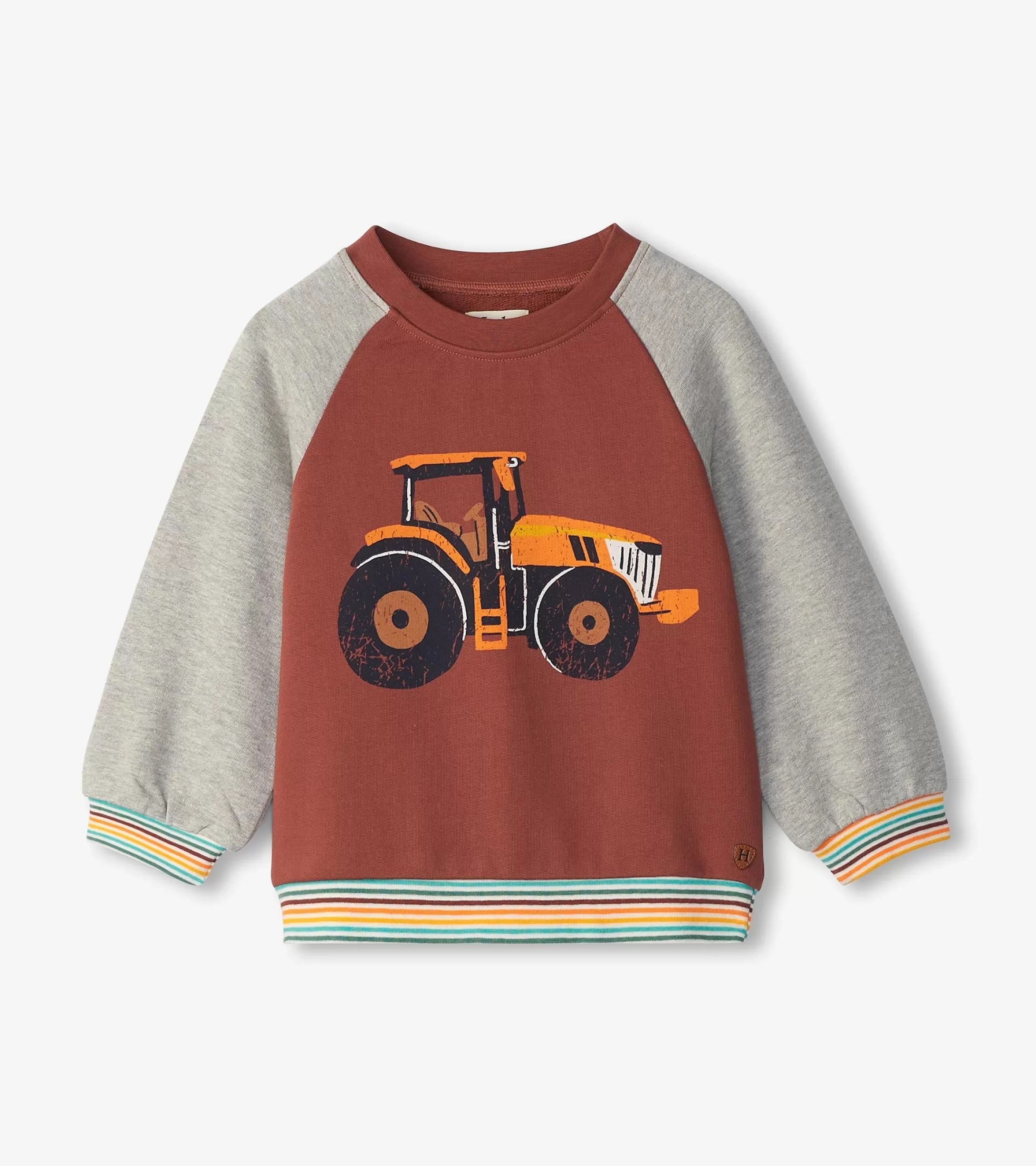 Hatley Baby & Toddler Boys Tractor Pullover Sweatshirt Fashion