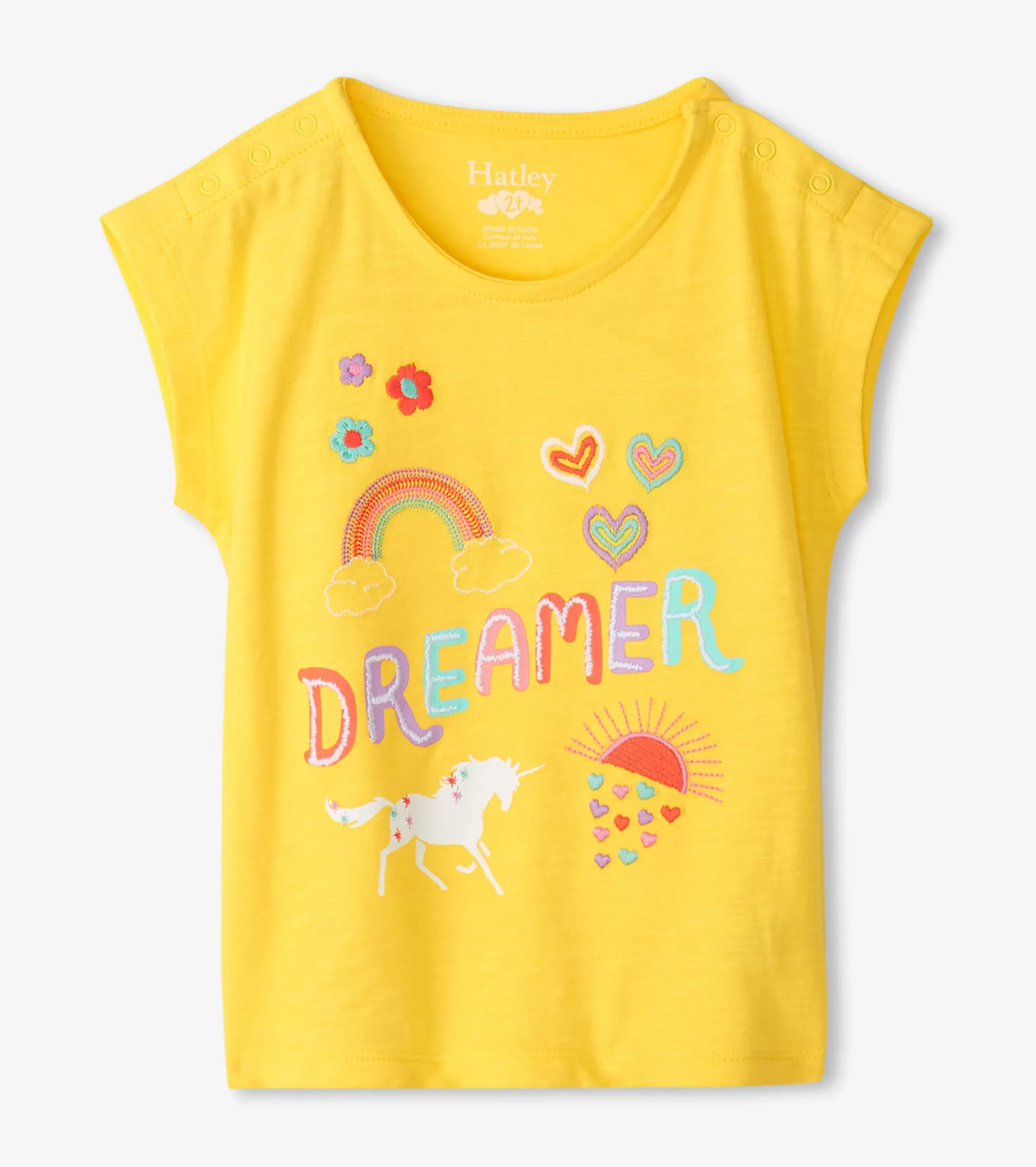 Hatley Baby & Toddler Girls Dreamer Snap Button Shirt Shop