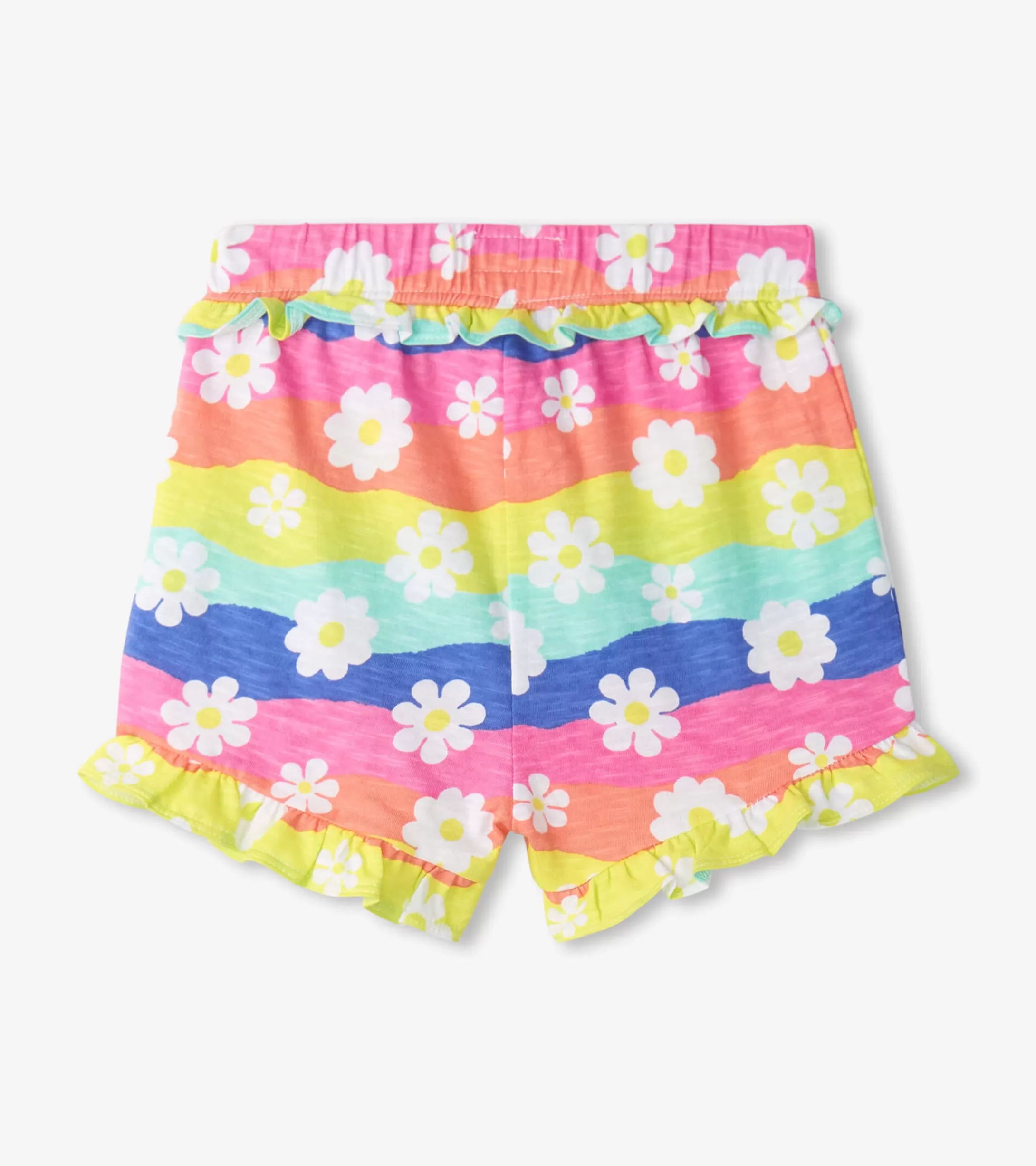 Hatley Baby & Toddler Girls Groovy Flowers Ruffle Shorts Cheap