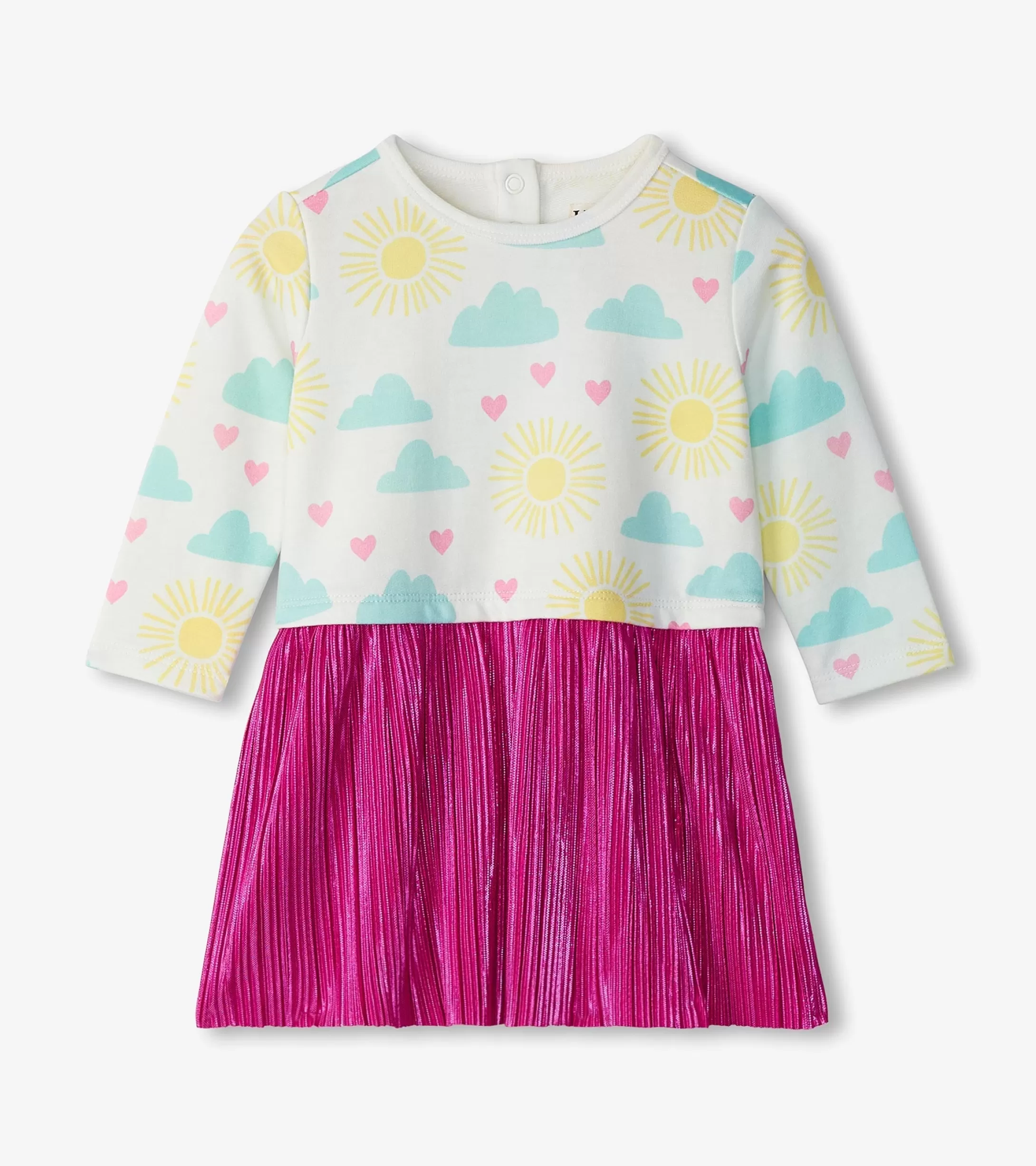 Hatley Baby & Toddler Girls Happy Skies Layered Knit Dress Fashion