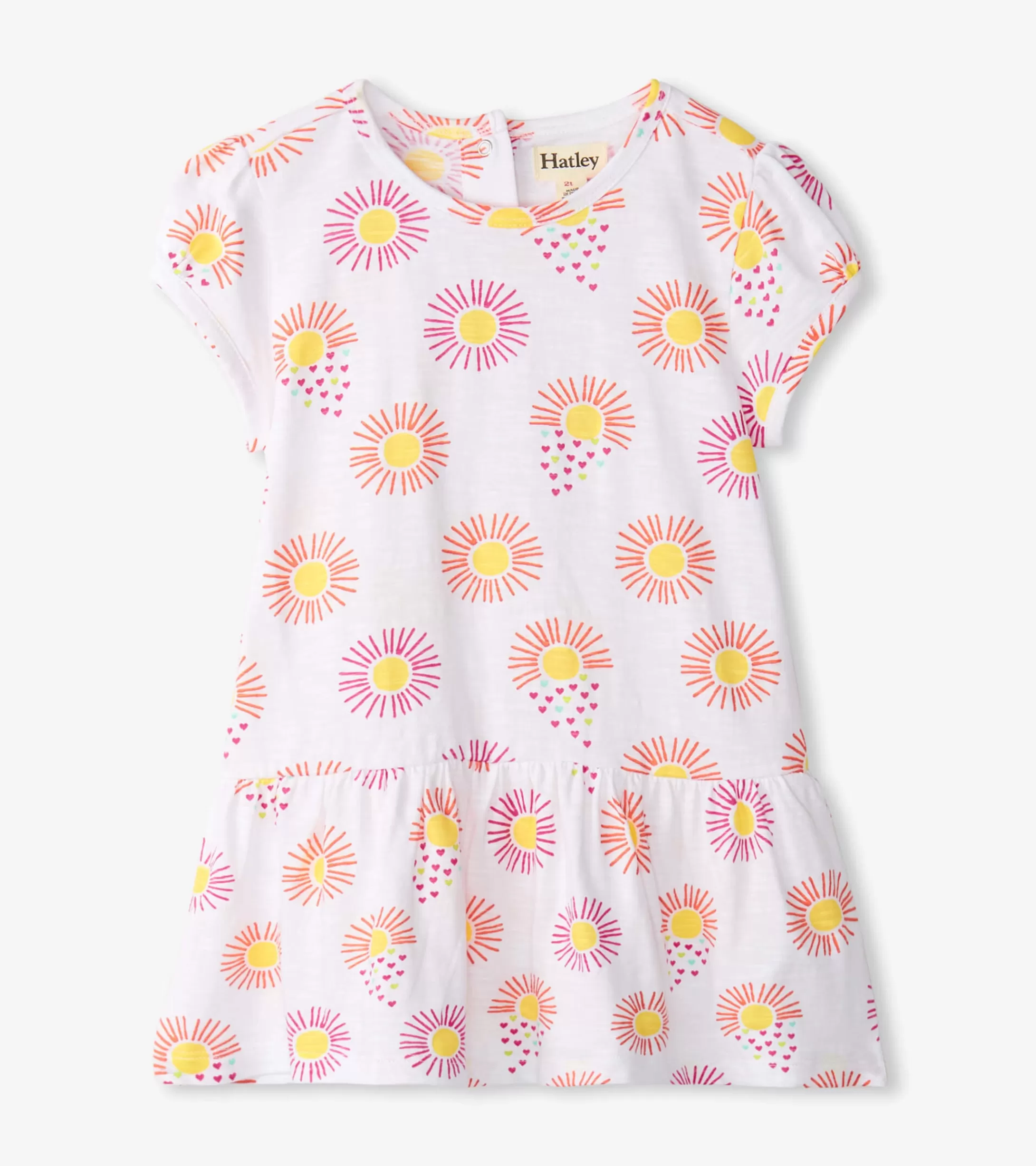 Hatley Baby & Toddler Girls Heart Suns Gathered Dress Cheap