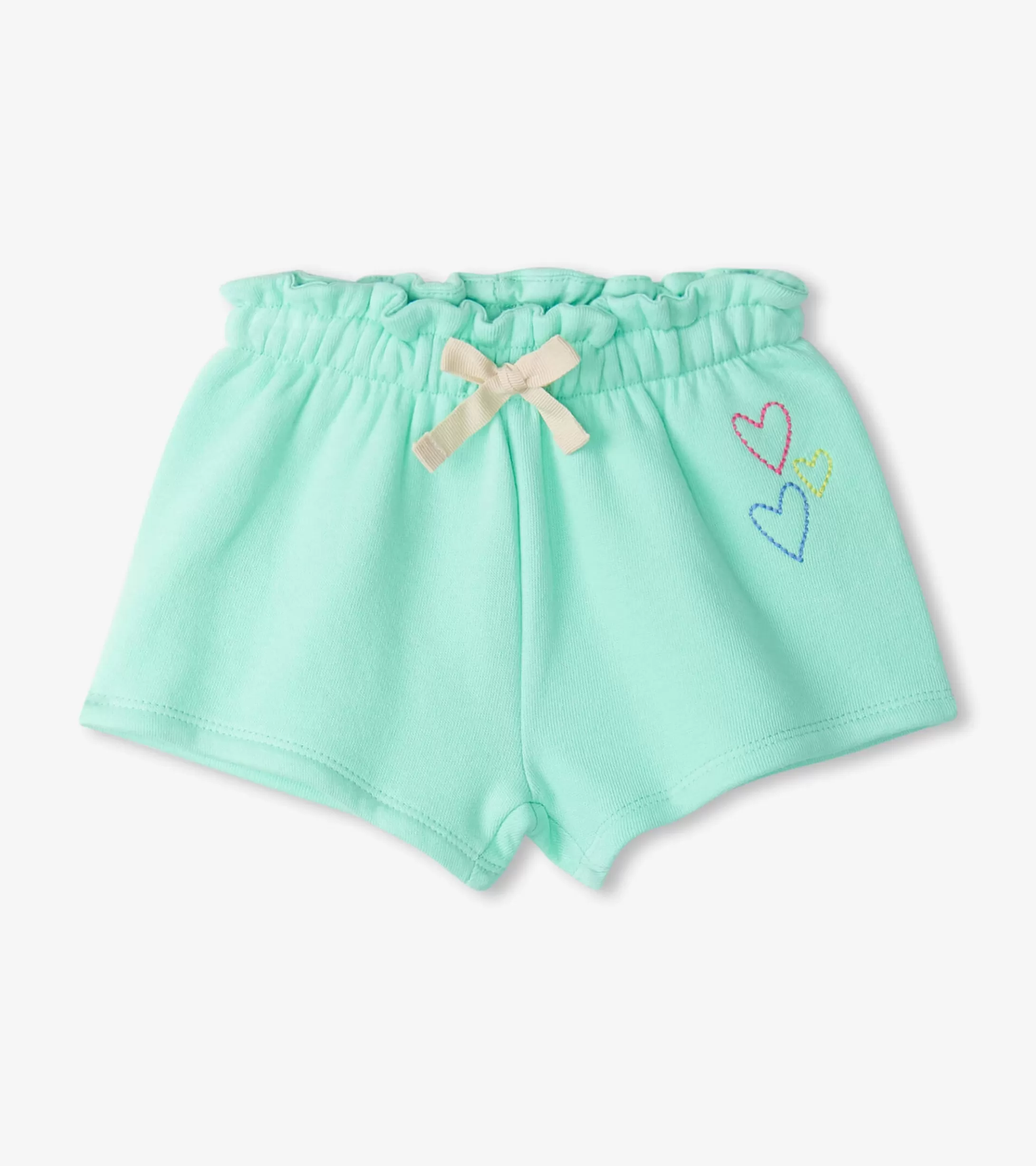 Hatley Baby & Toddler Girls Ice Green Paper Bag Shorts Hot