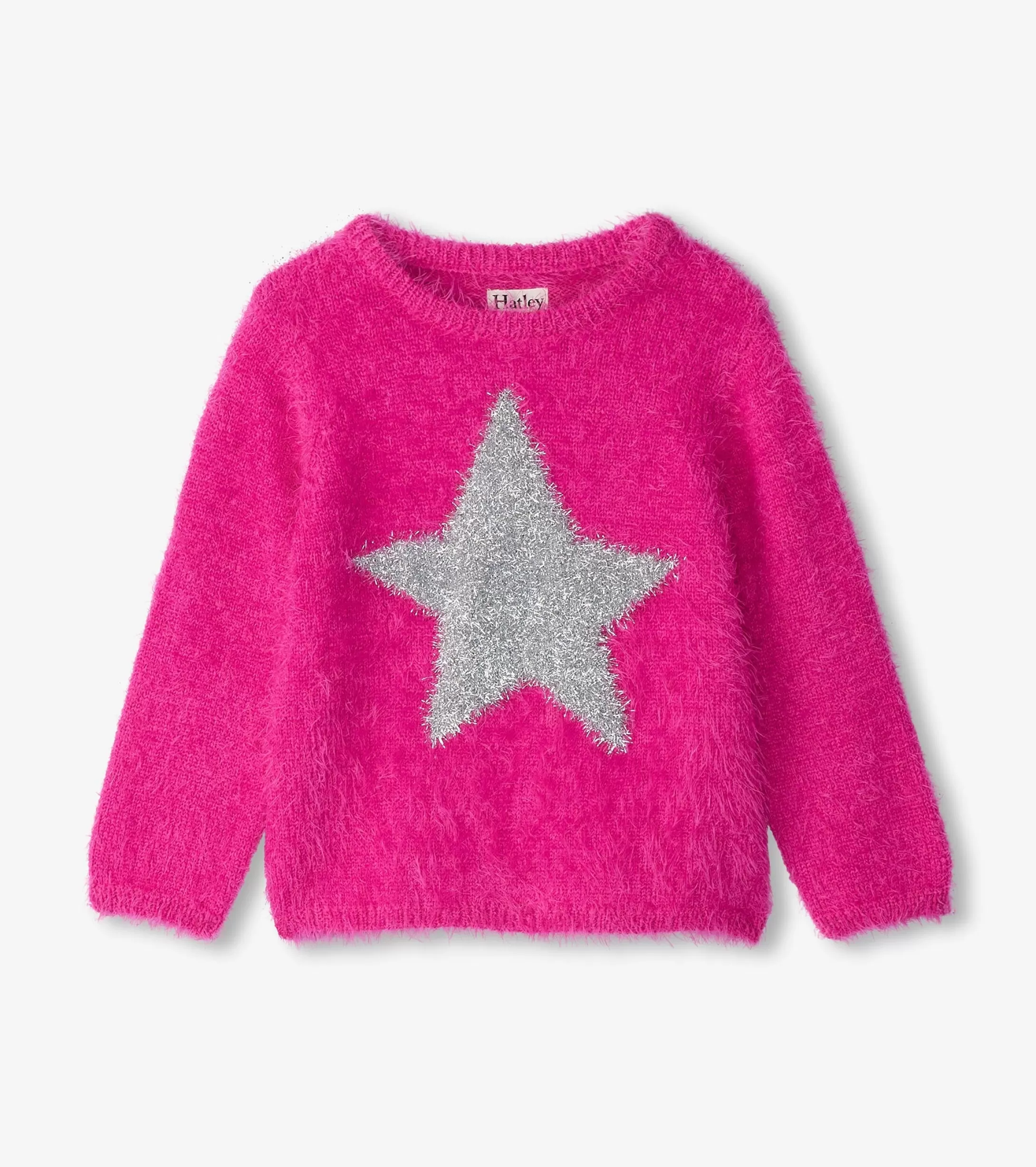 Hatley Baby & Toddler Girls Star Furry Sweater Discount