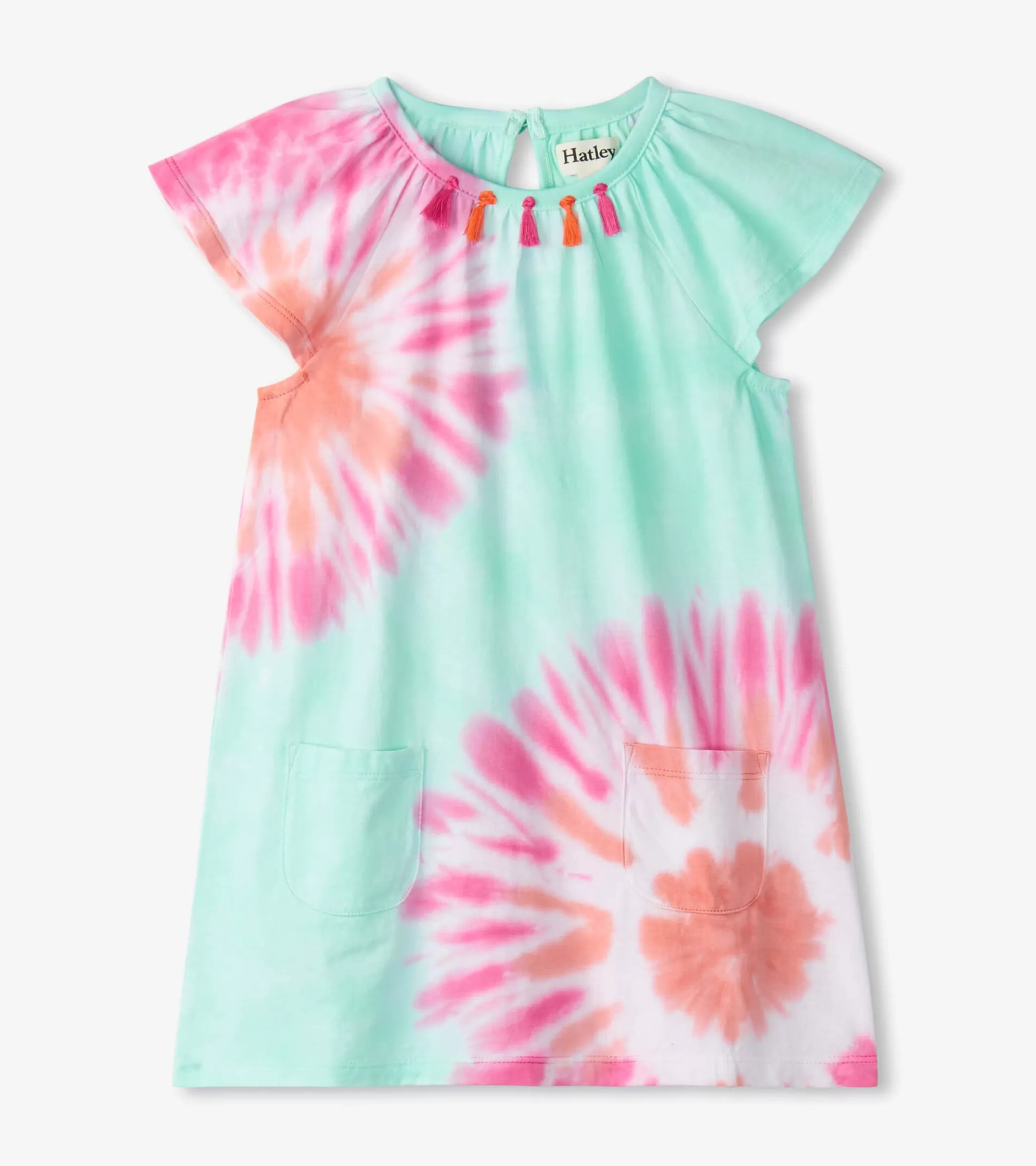 Hatley Baby & Toddler Girls Summer Sea Raglan Dress Hot