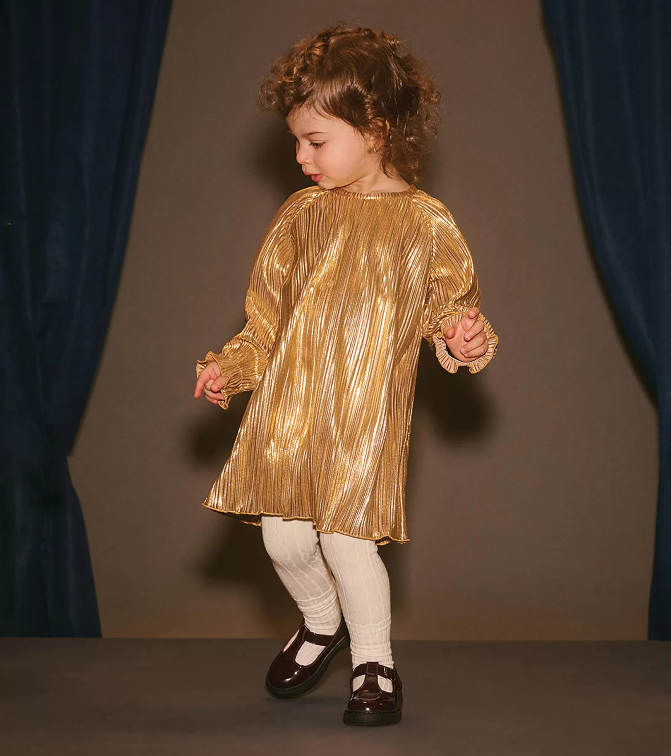 Hatley Baby & Toddler Gold Metallic Special Dress Hot