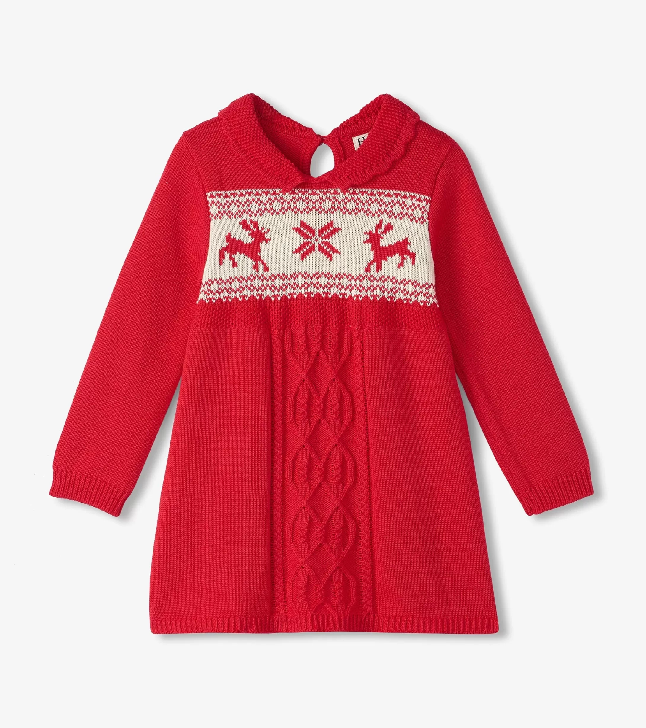 Hatley Baby & Toddler Holiday Cable Knit Sweater Dress Best