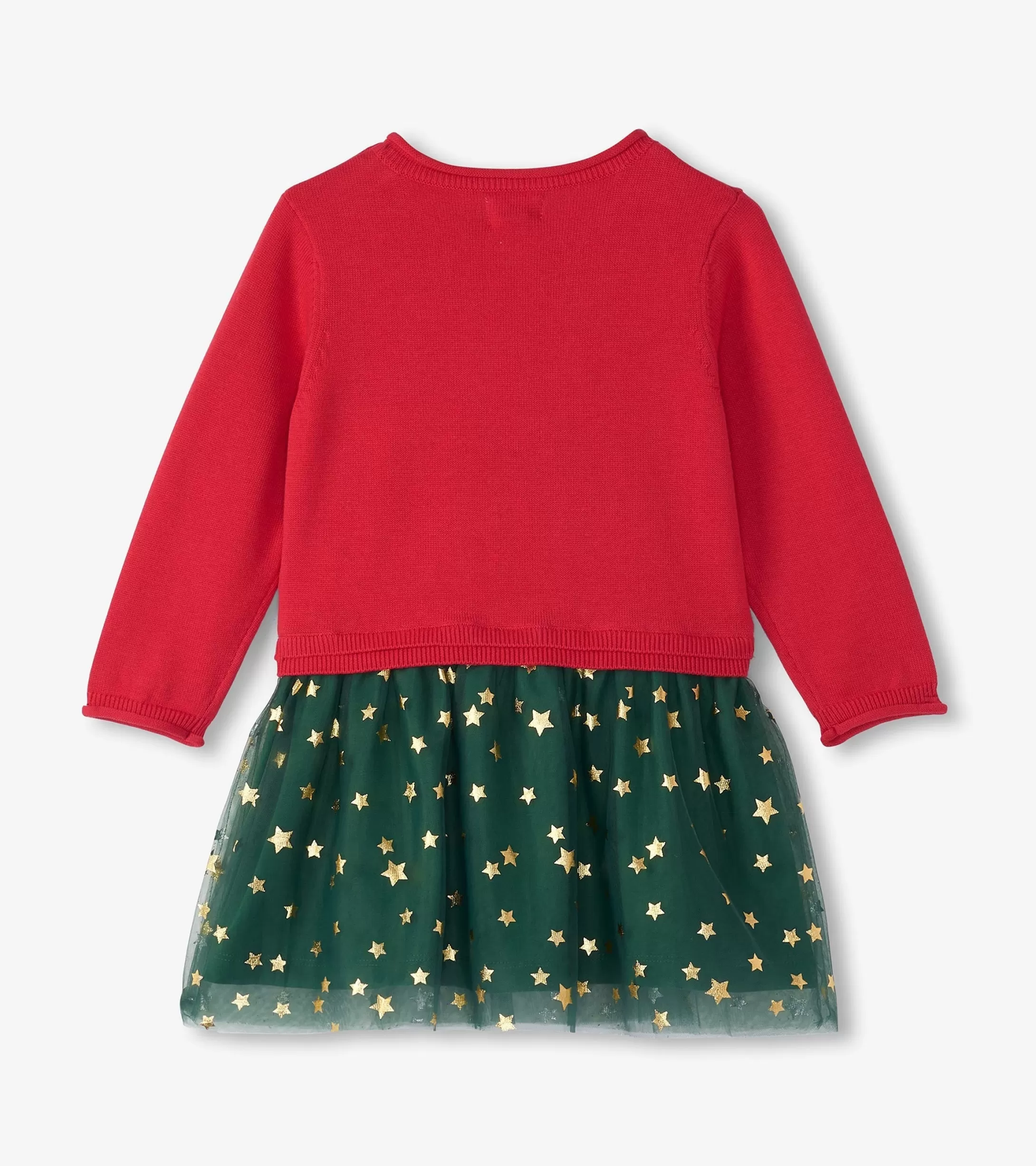 Hatley Baby & Toddler Holiday Reindeer Drop Waist Sweater Dress Hot