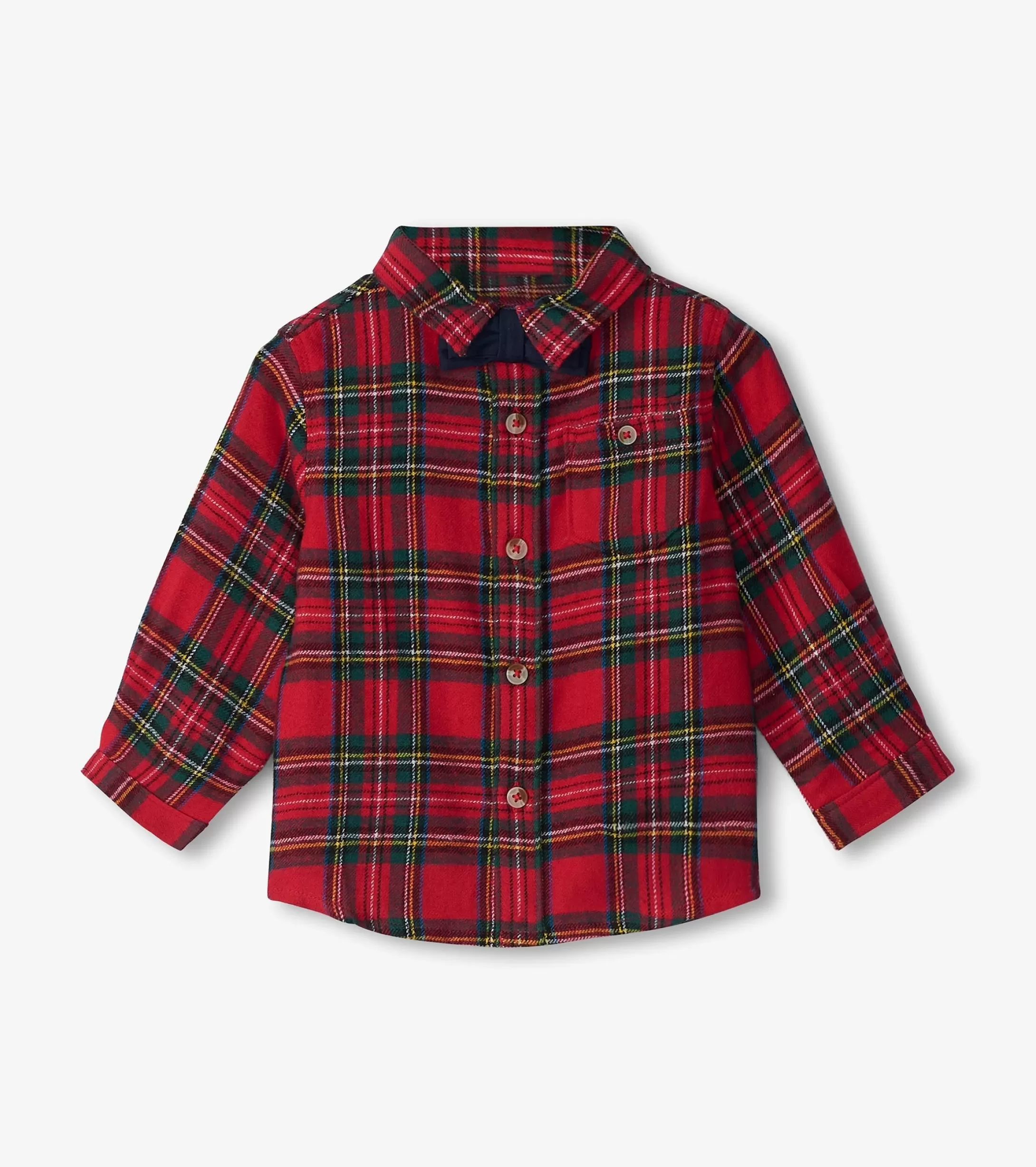 Hatley Baby & Toddler Red Plaid Button Down Shirt Hot