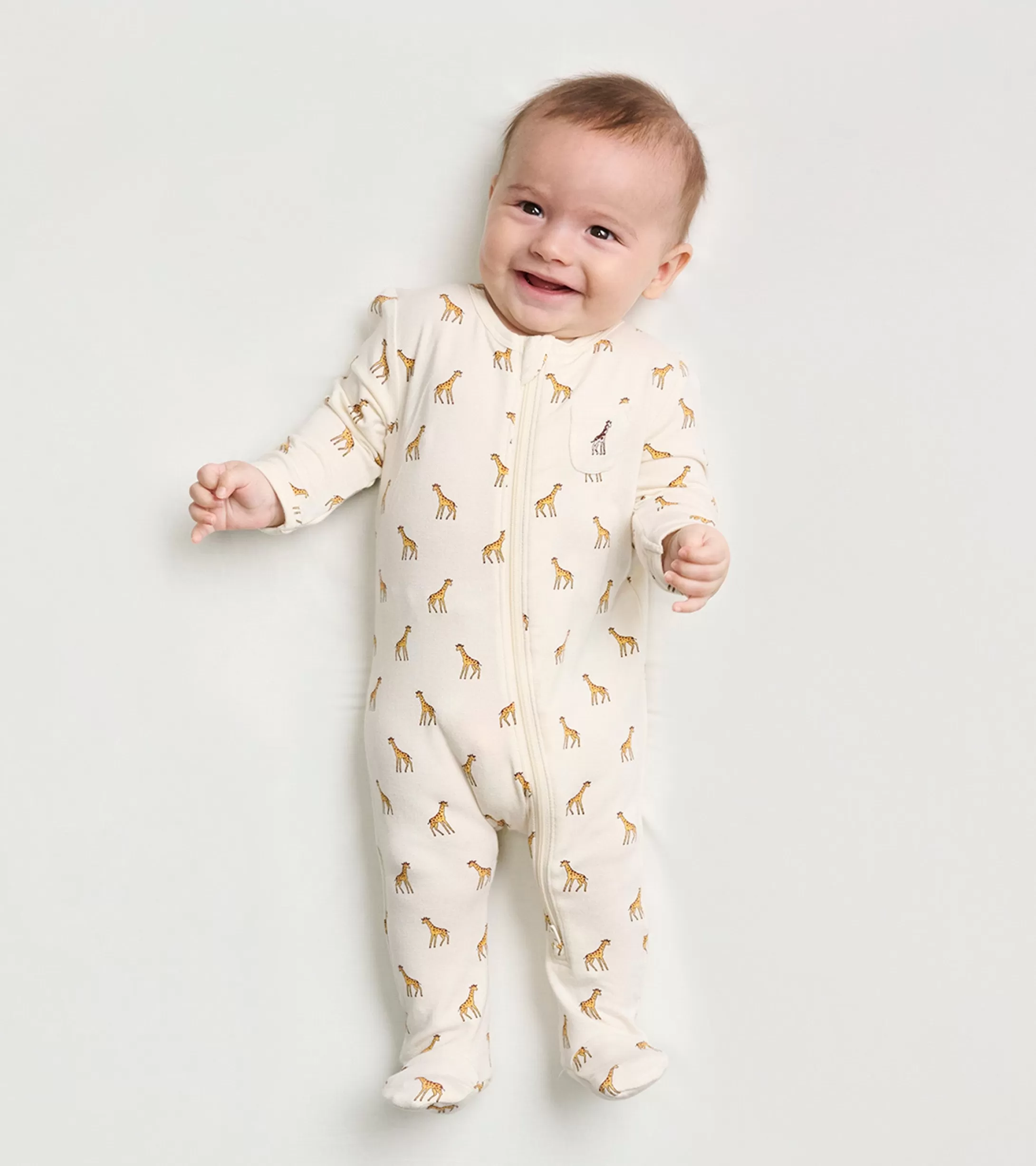 Hatley Baby Boys Little Giraffes Footed Sleeper Cheap