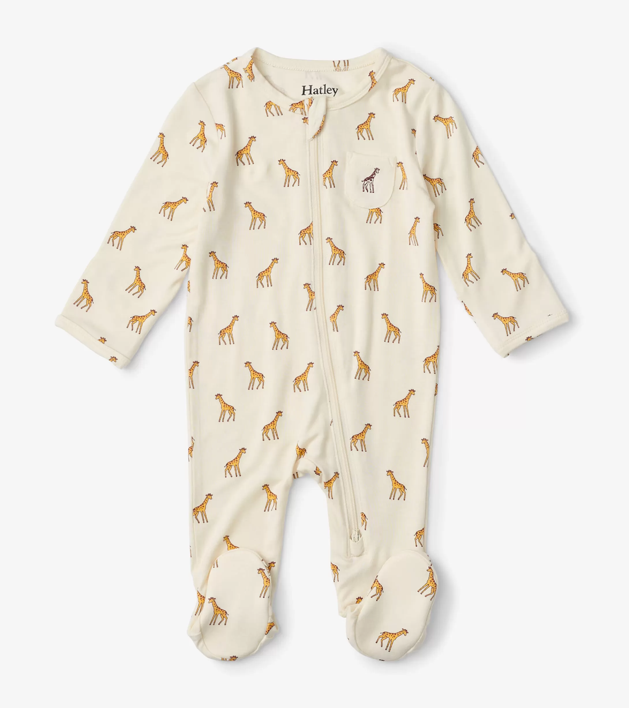 Hatley Baby Boys Little Giraffes Footed Sleeper Cheap