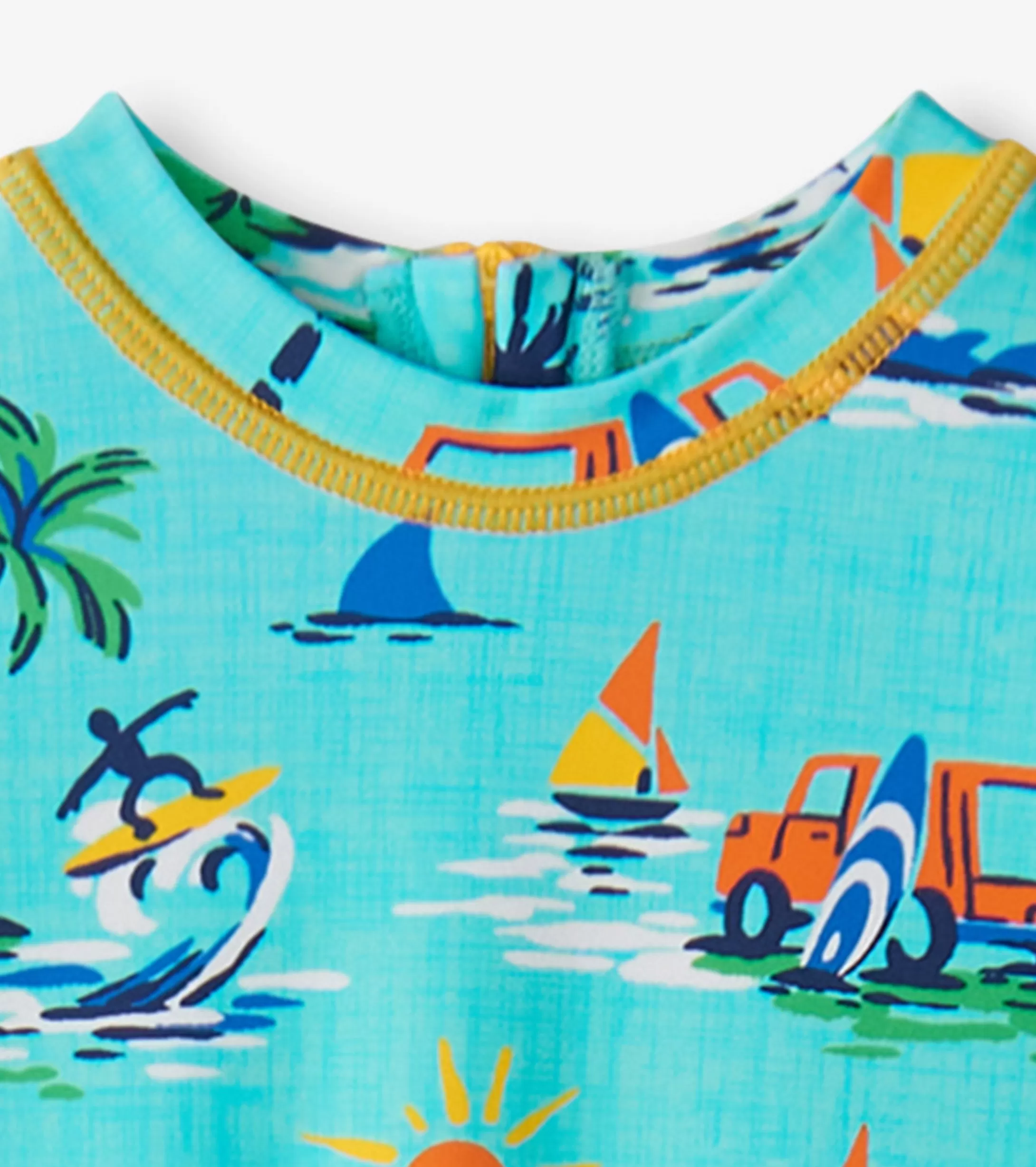 Hatley Baby Boys Vintage Holiday One-Piece Rashguard Best