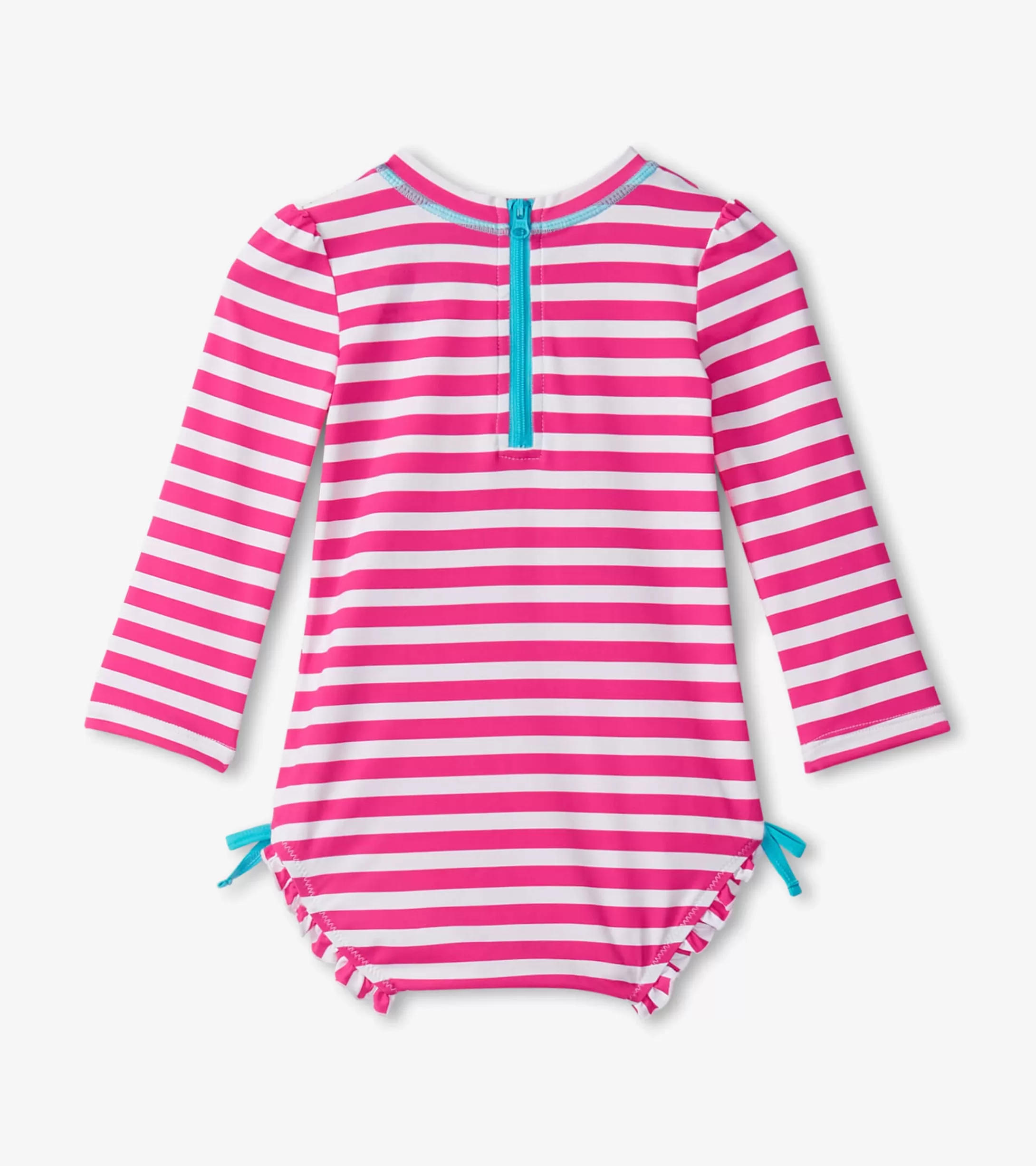 Hatley Baby Girls Candy Stripes Rashguard Swimsuit Outlet