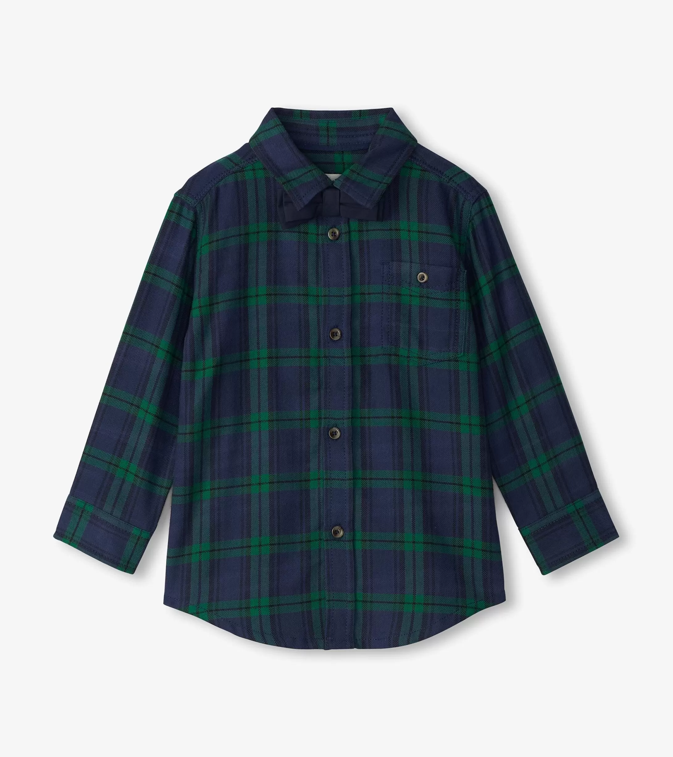 Hatley Boys Blackwatch Plaid Button Down Shirt Best