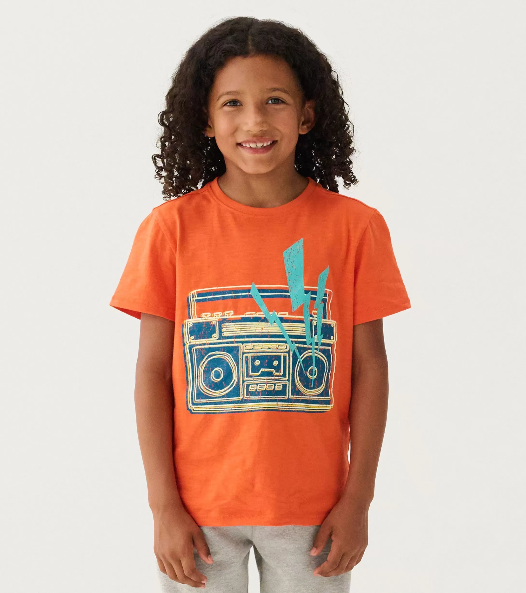 Hatley Boys Boombox Glow in the Dark Graphic Tee Cheap