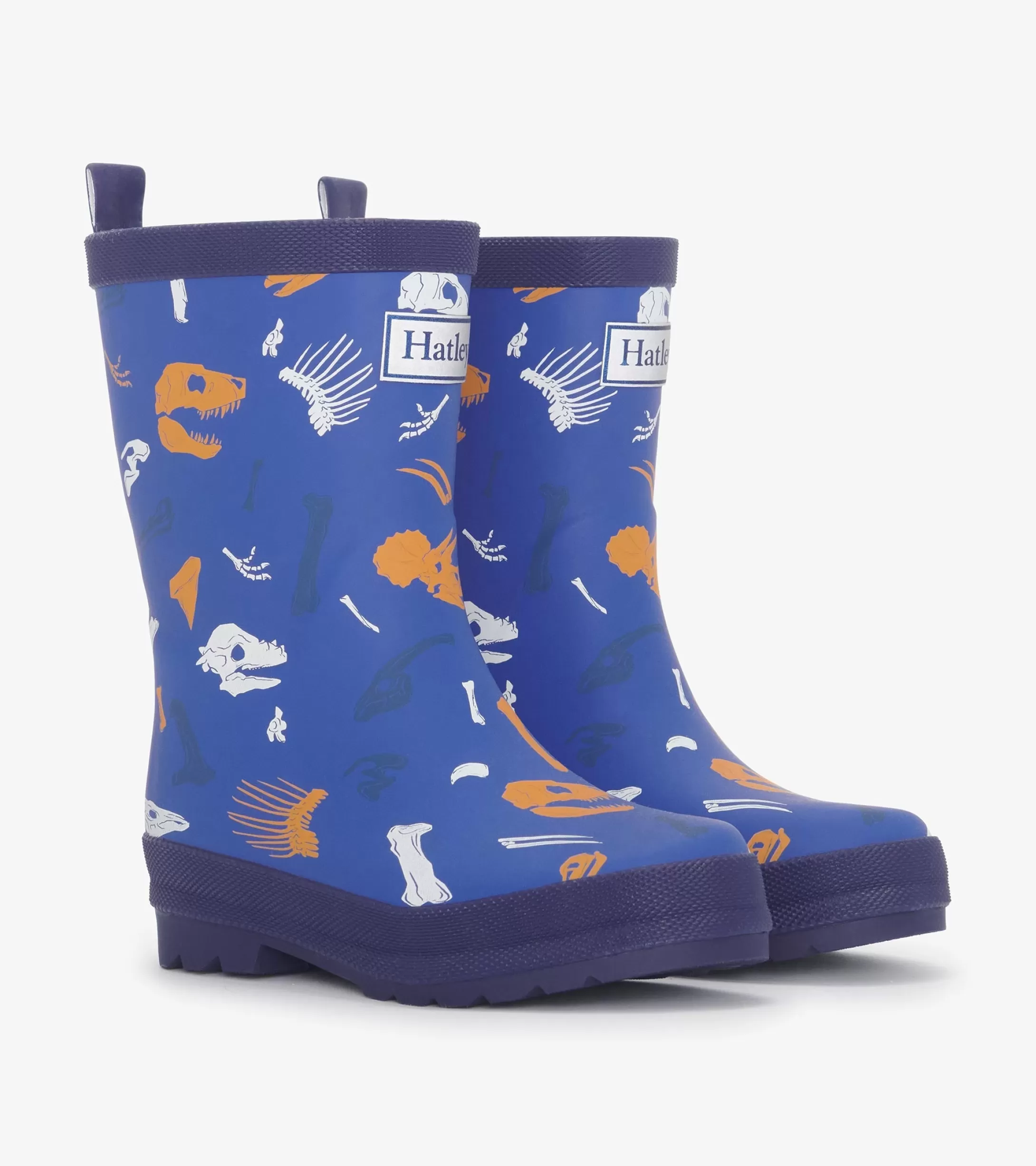 Hatley Boys Dino Fossils Matte Rain Boots Online