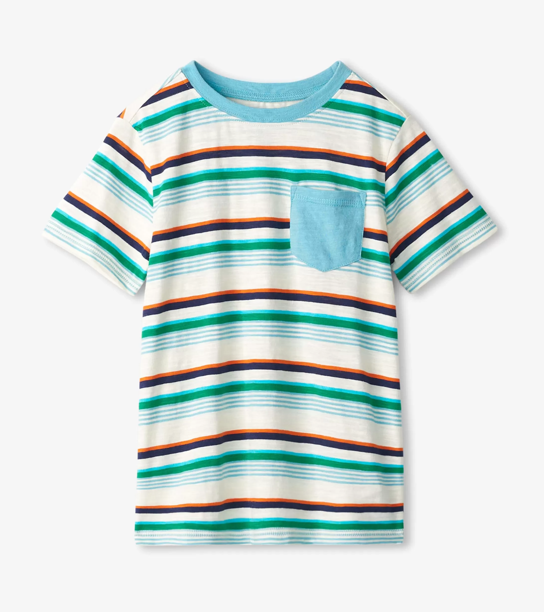 Hatley Boys Hiking Stripes Pocket Tee Sale