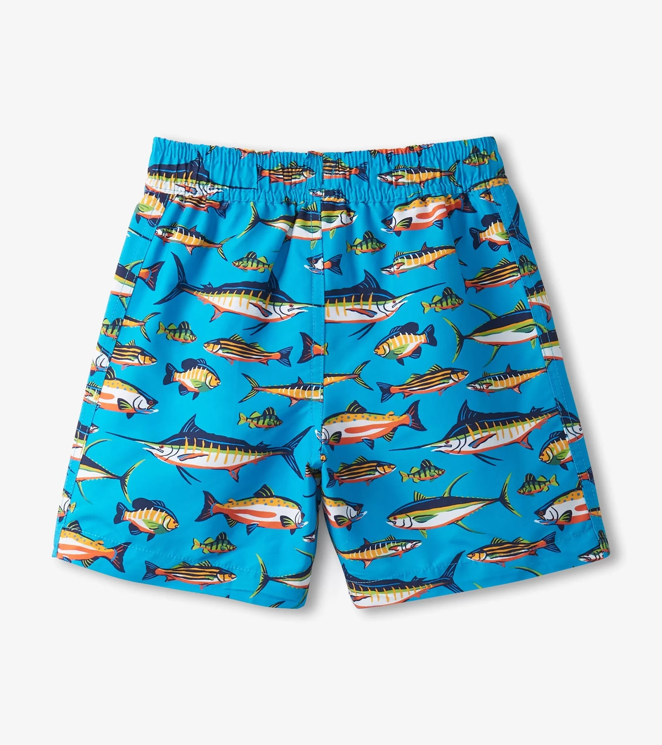 Hatley Boys Lots Of Fish Swim Trunks Clearance