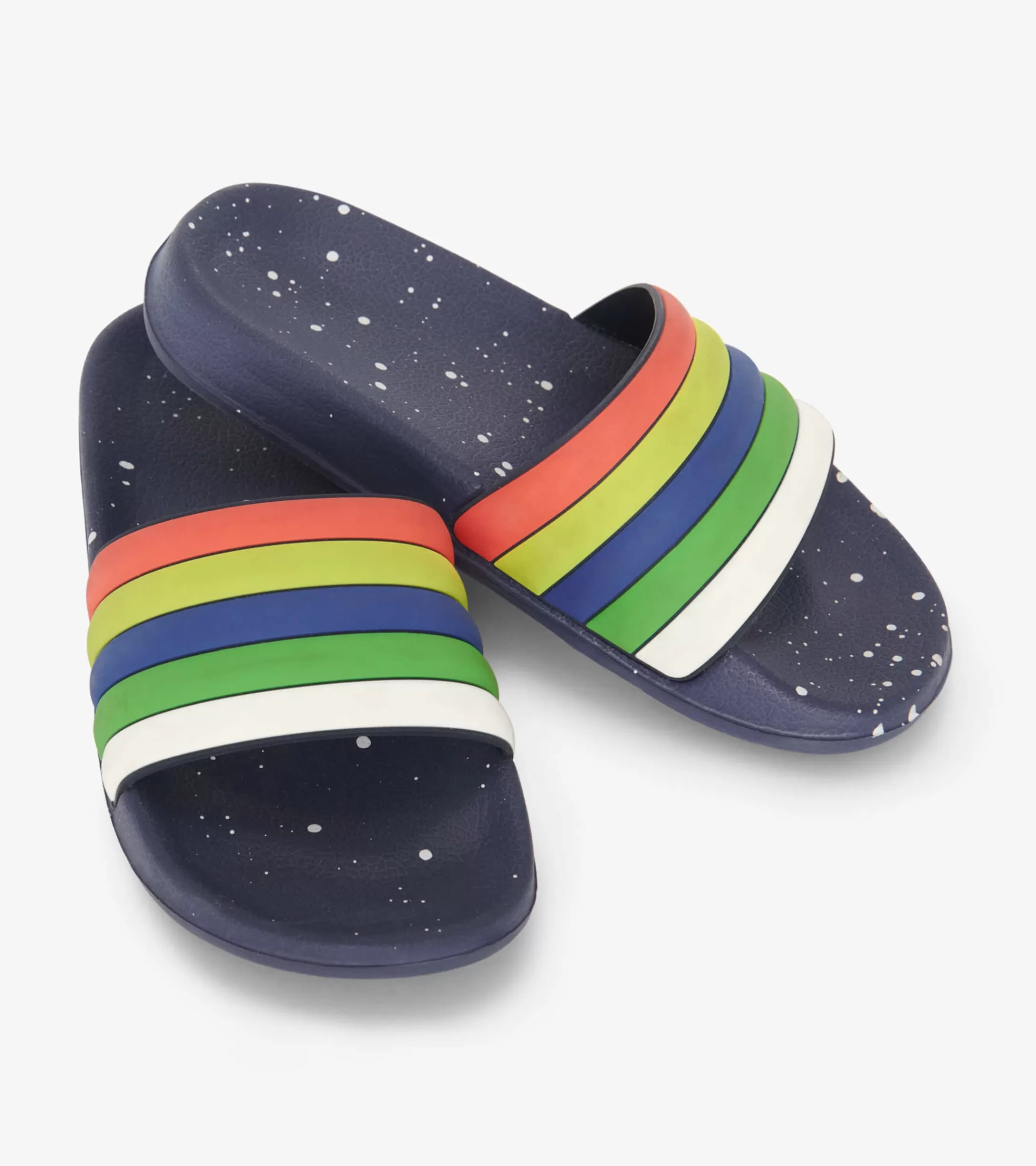 Hatley Boys Malibu Stripes Slides Cheap