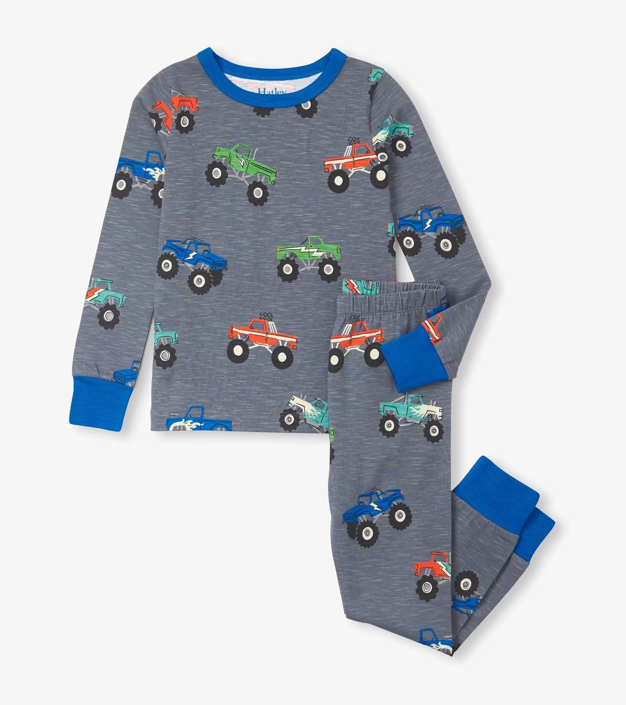 Hatley Boys Monster Trucks Pajama Set Online