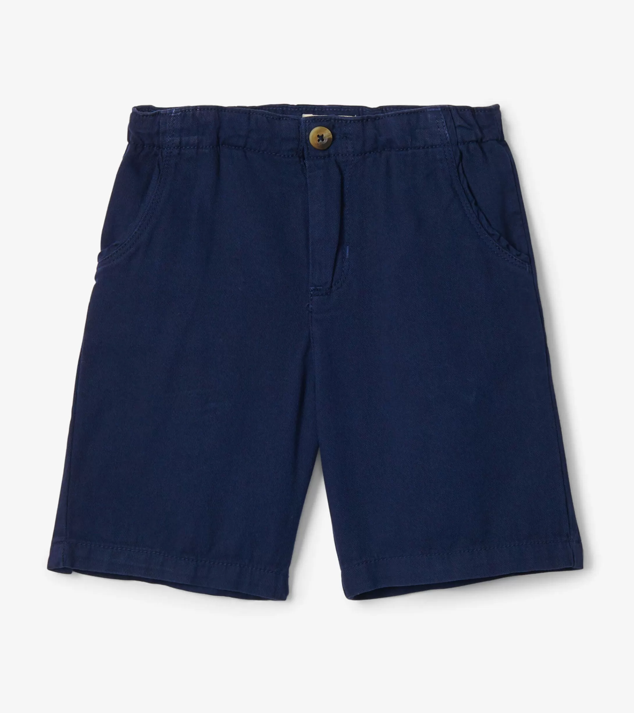 Hatley Boys Navy Twill Twill Shorts Best Sale