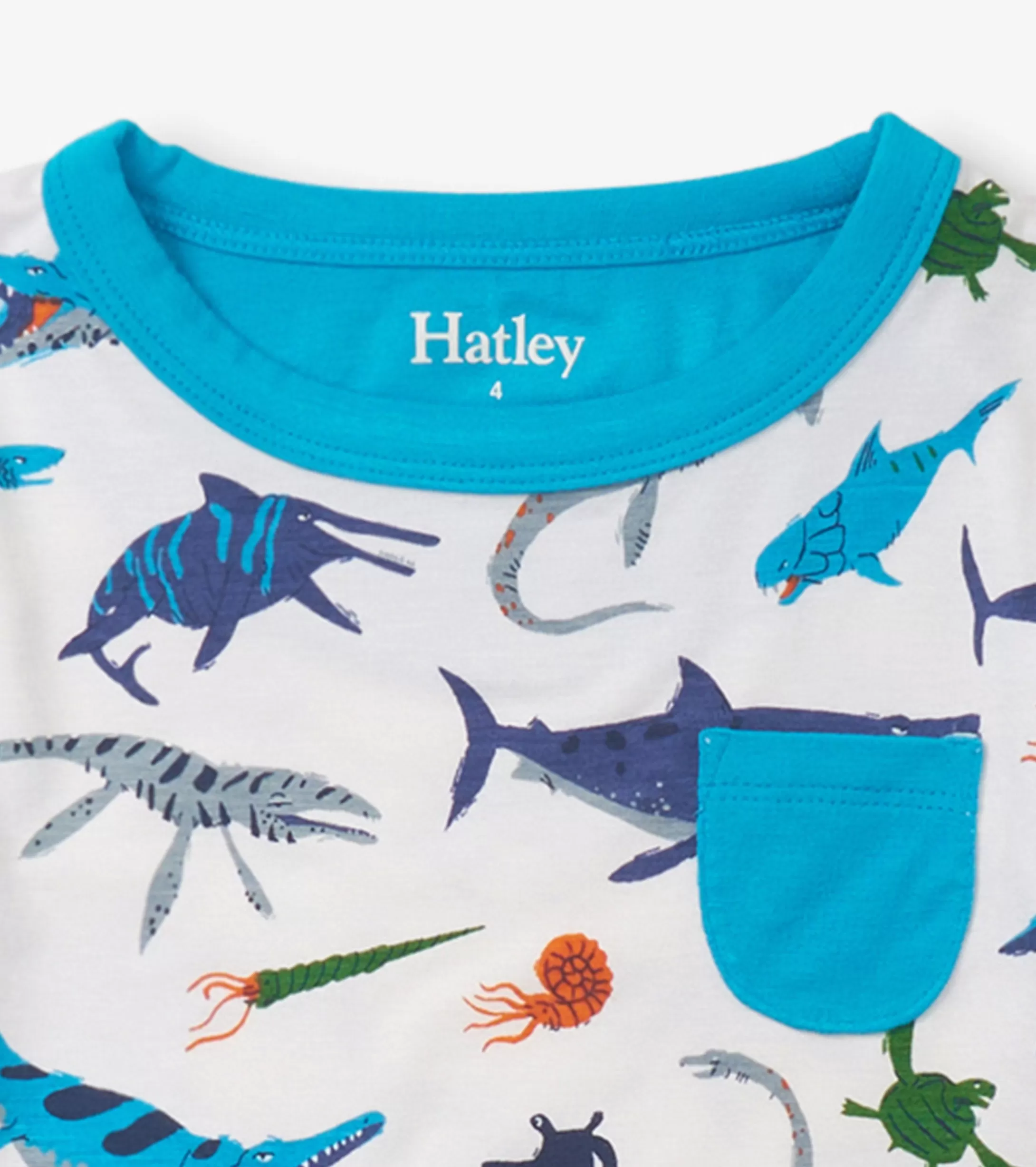 Hatley Boys Prehistoric Marine Bamboo Pajama Set Cheap