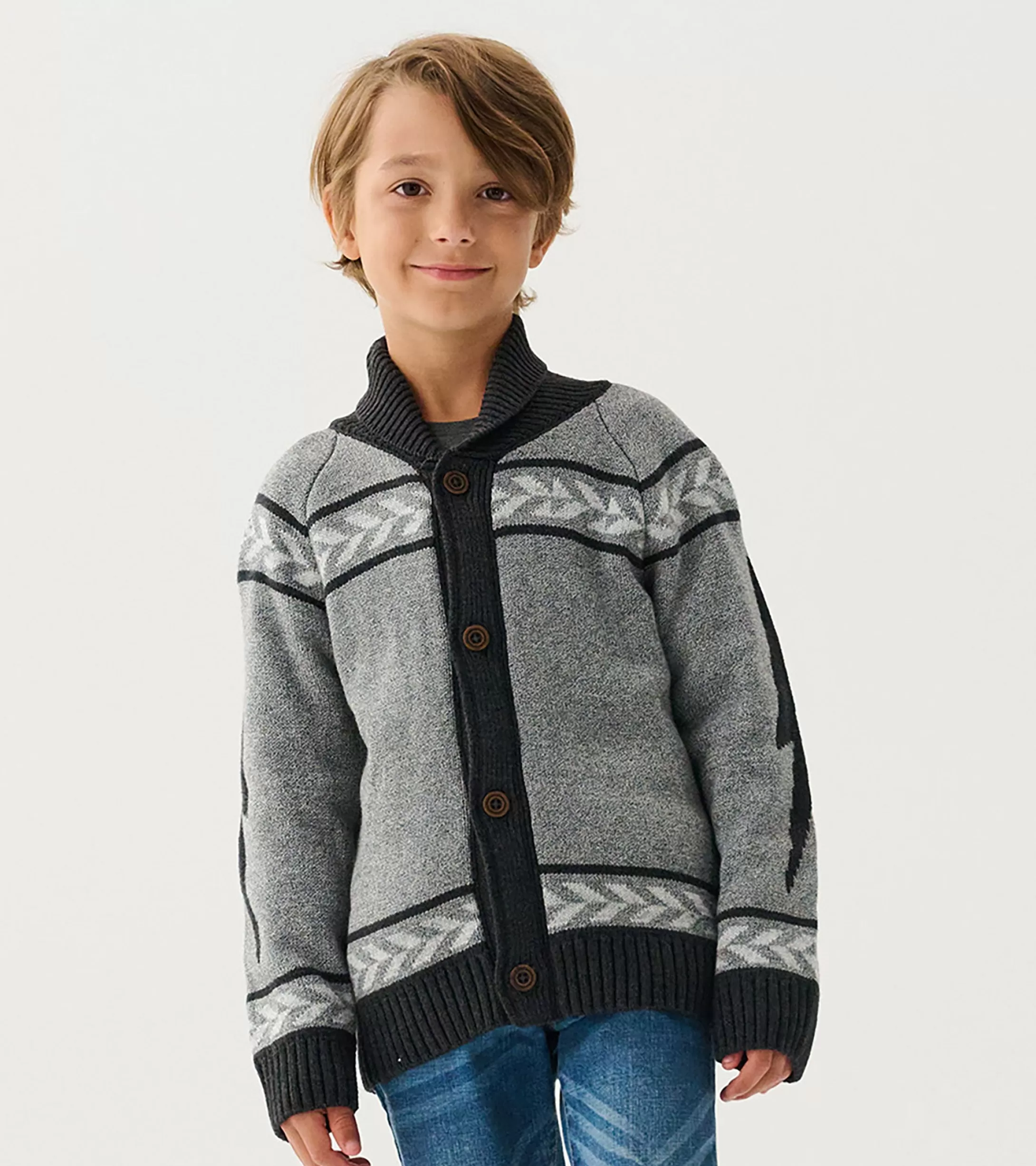 Hatley Boys Rock & Roll Shawl Collar Cardigan Hot