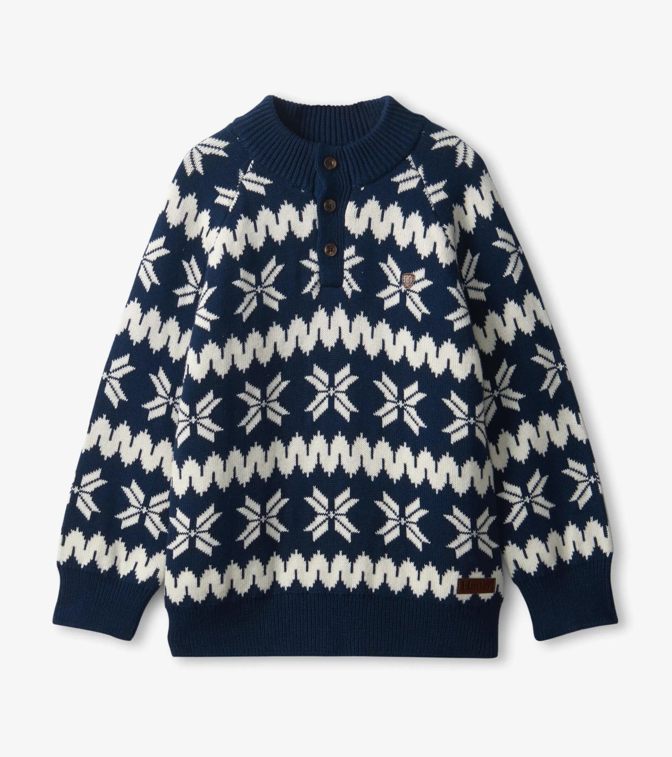 Hatley Boys Winter Knit Mock Neck Sweater Shop