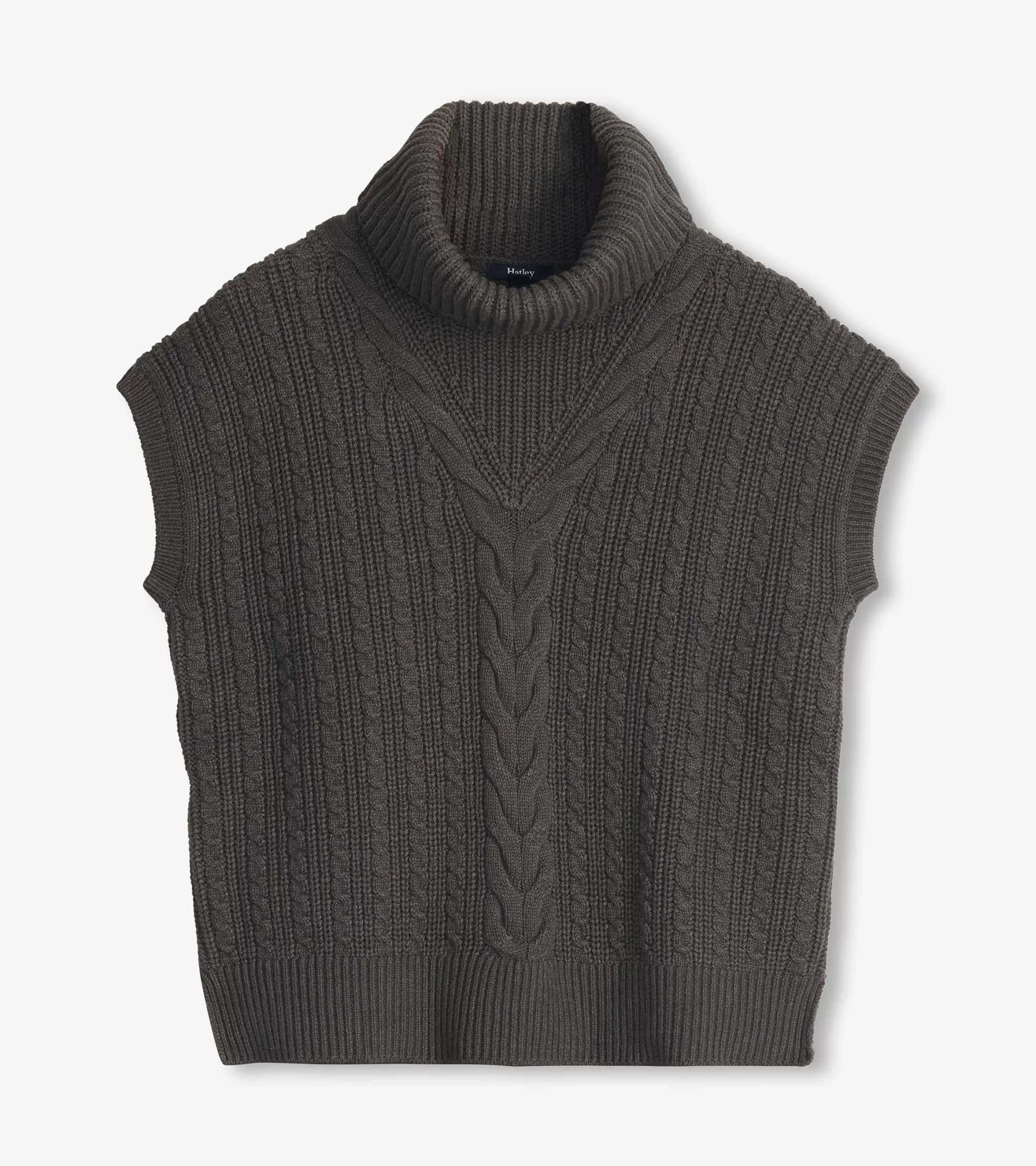 Hatley Cable Knit Vest - Charcoal Grey Best