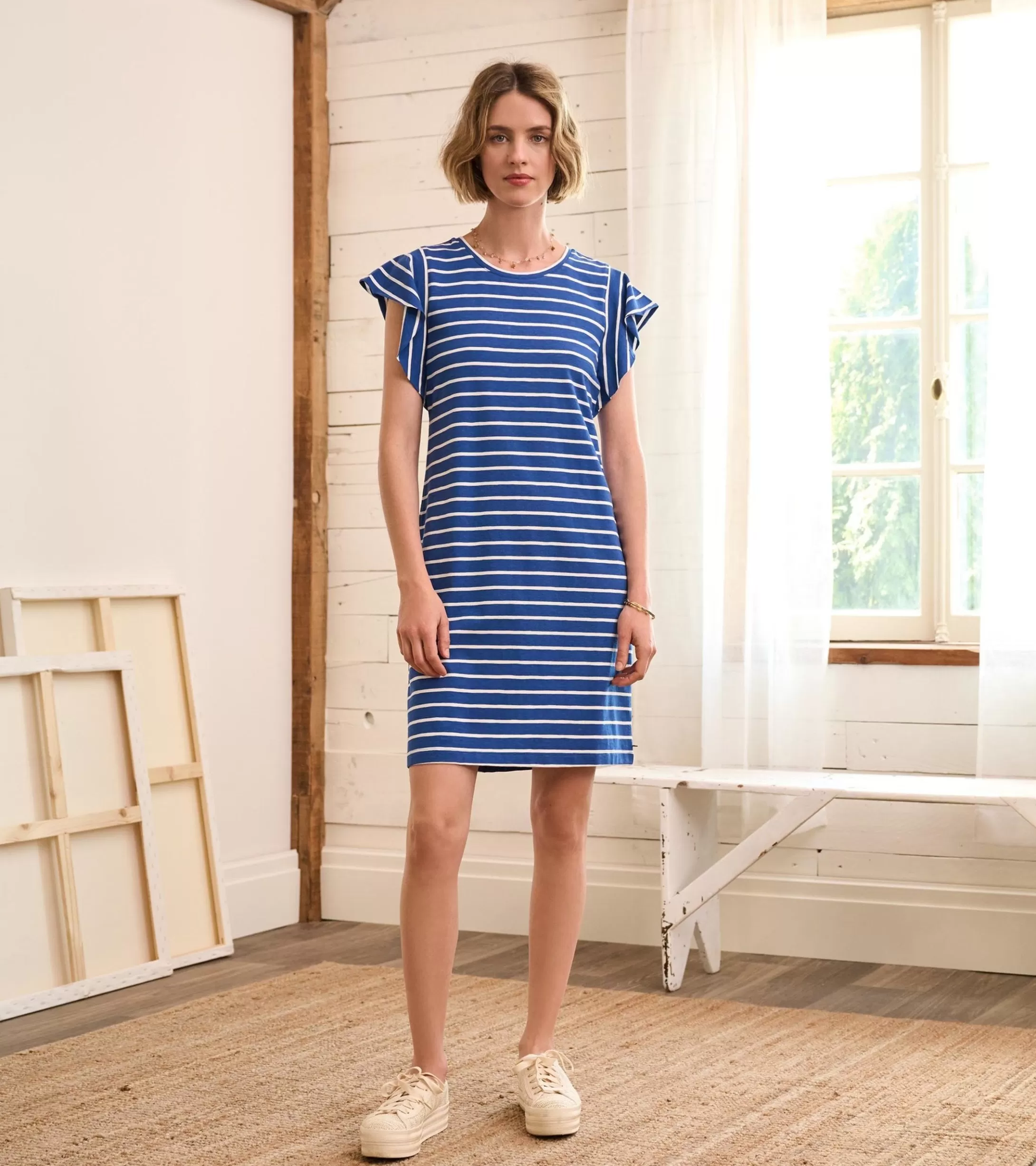 Hatley Carlie Dress - Blue Quartz Stripes Discount