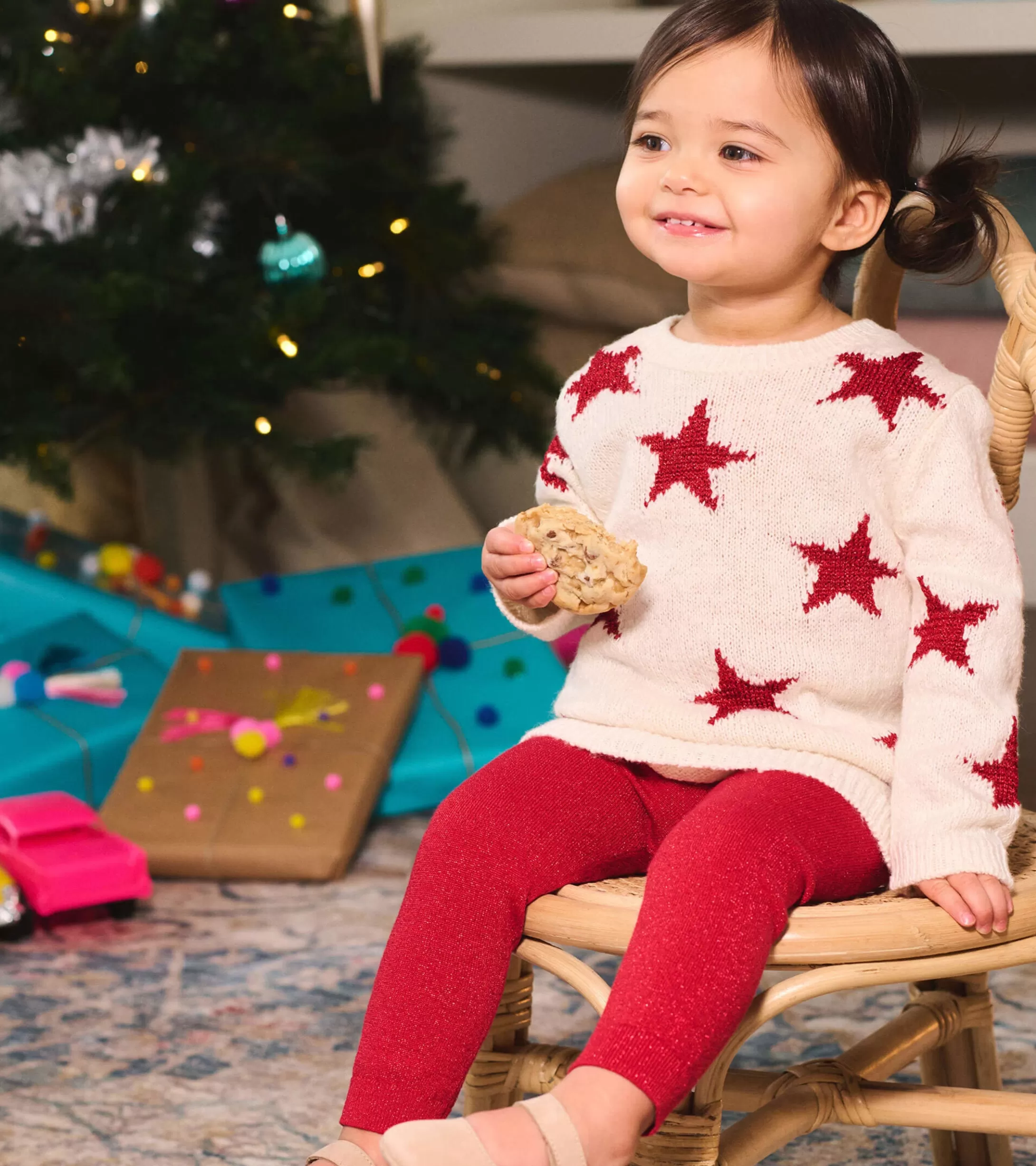 Hatley Christmas Stars Sweater Dress Shop