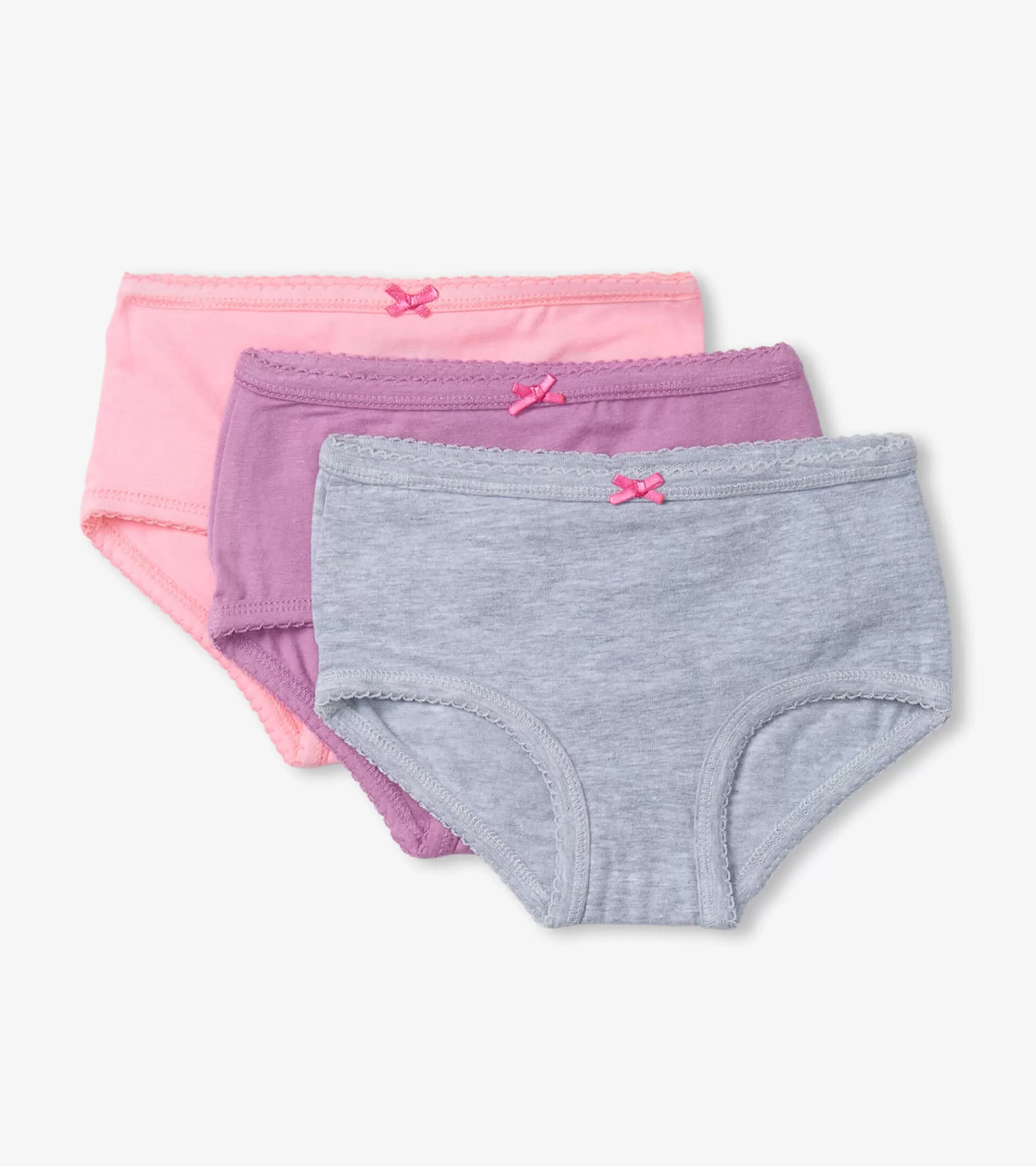 Hatley Classic Solids Girls Hipster Underwear 3 Pack Discount