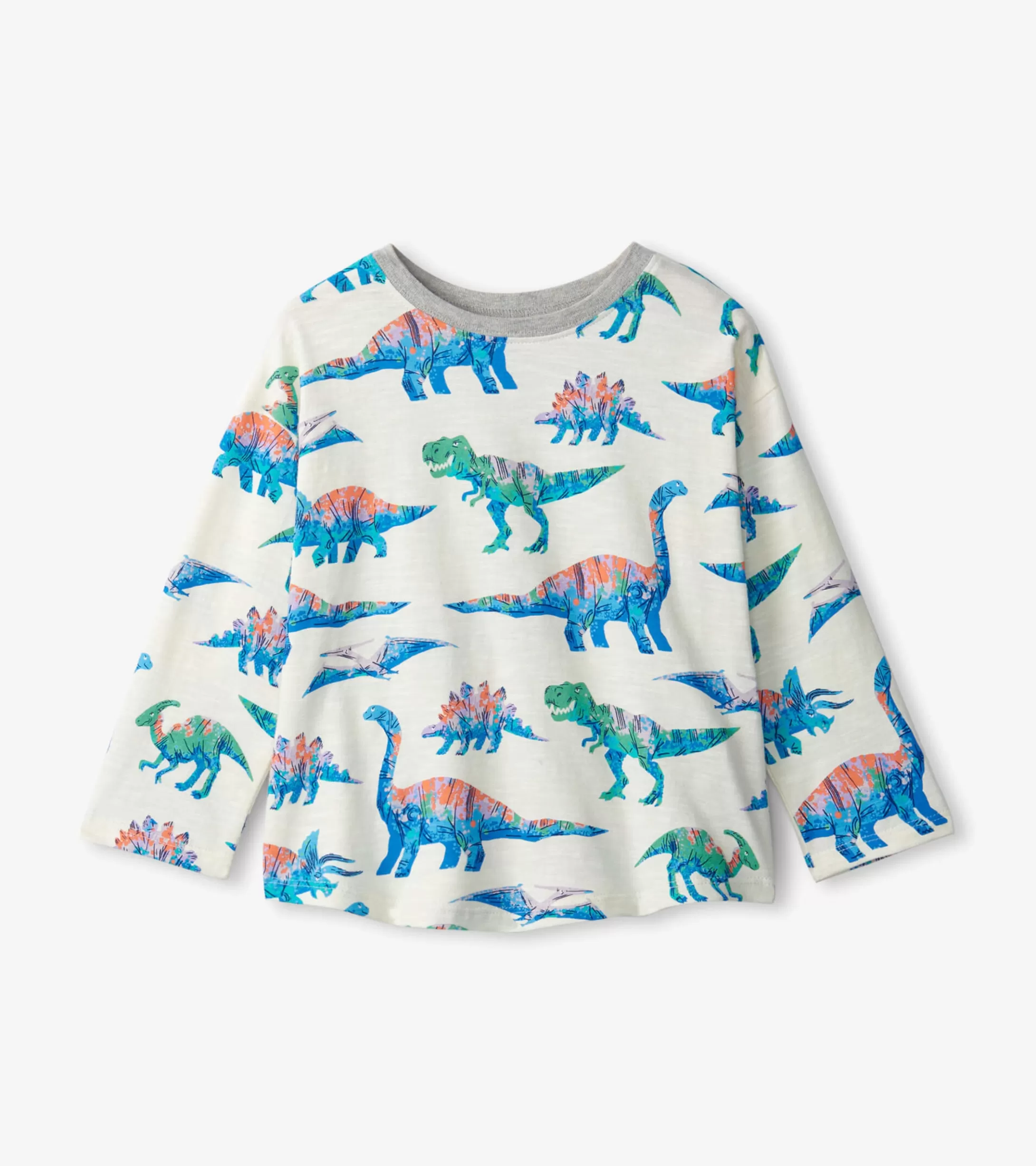 Hatley Dinosaurs Long Sleeve T-Shirt Hot