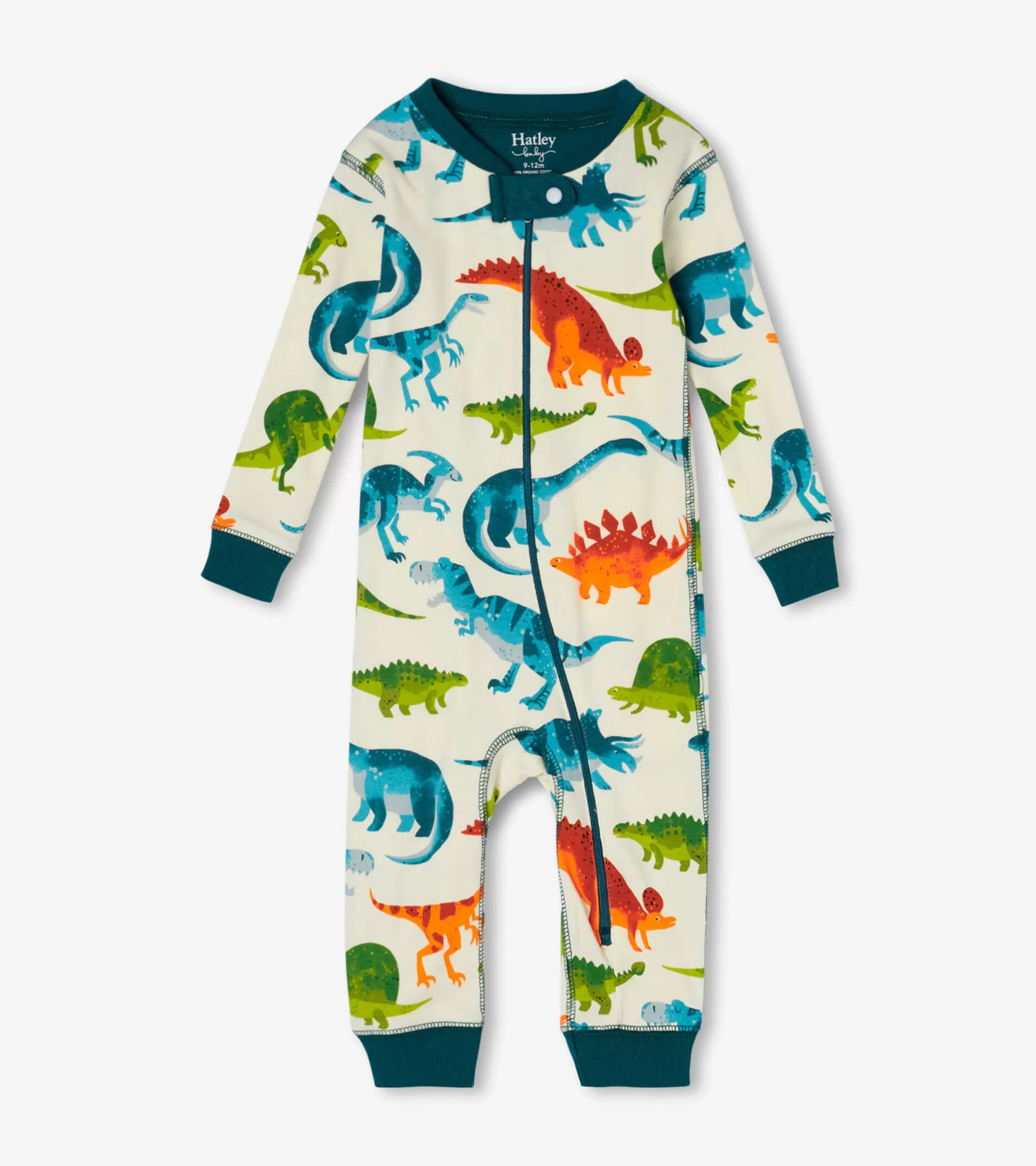 Hatley Dinosaurs Organic Cotton Baby Sleeper Hot