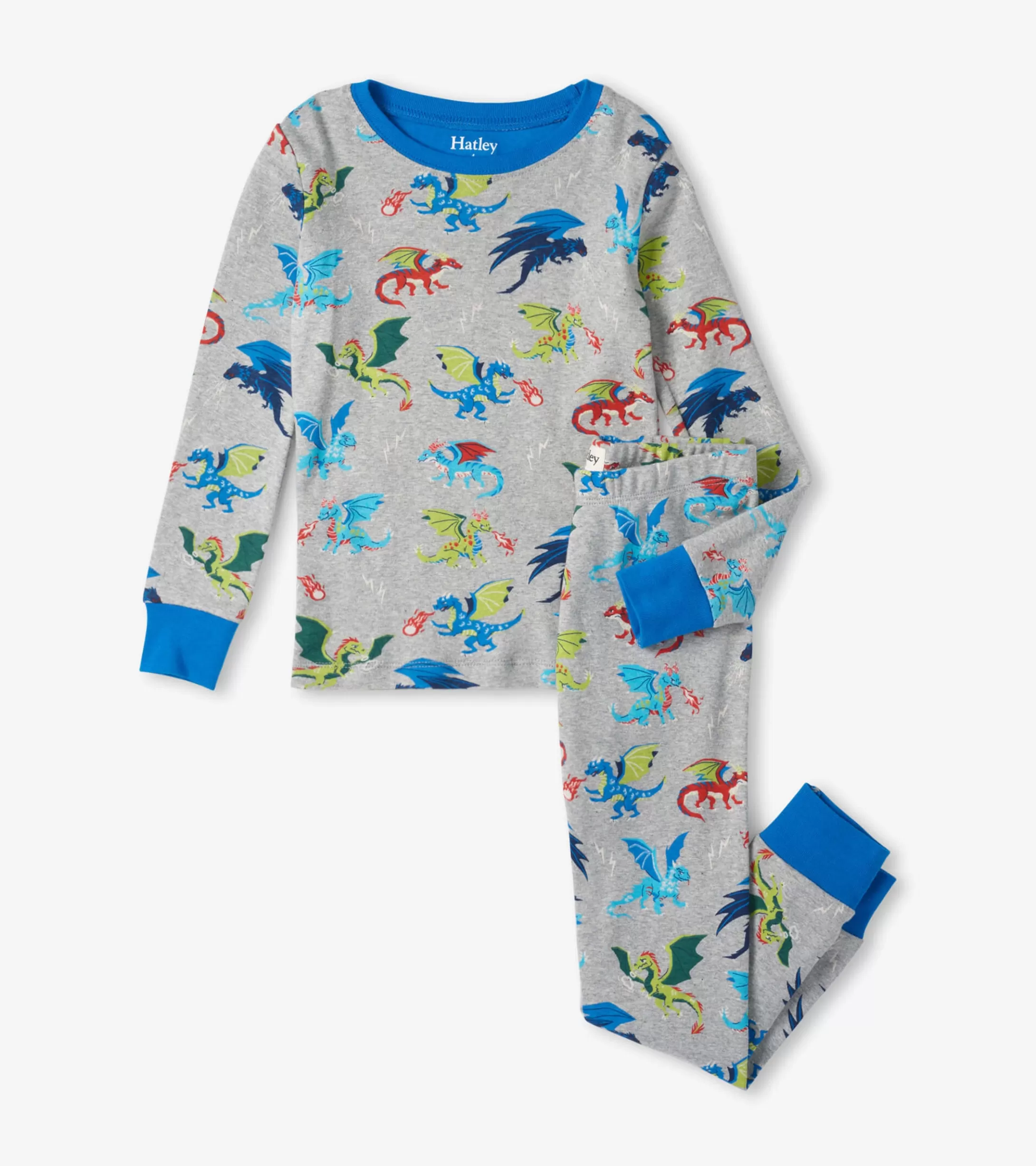 Hatley Dragon Realm Kids Organic Cotton Pajama Set Store