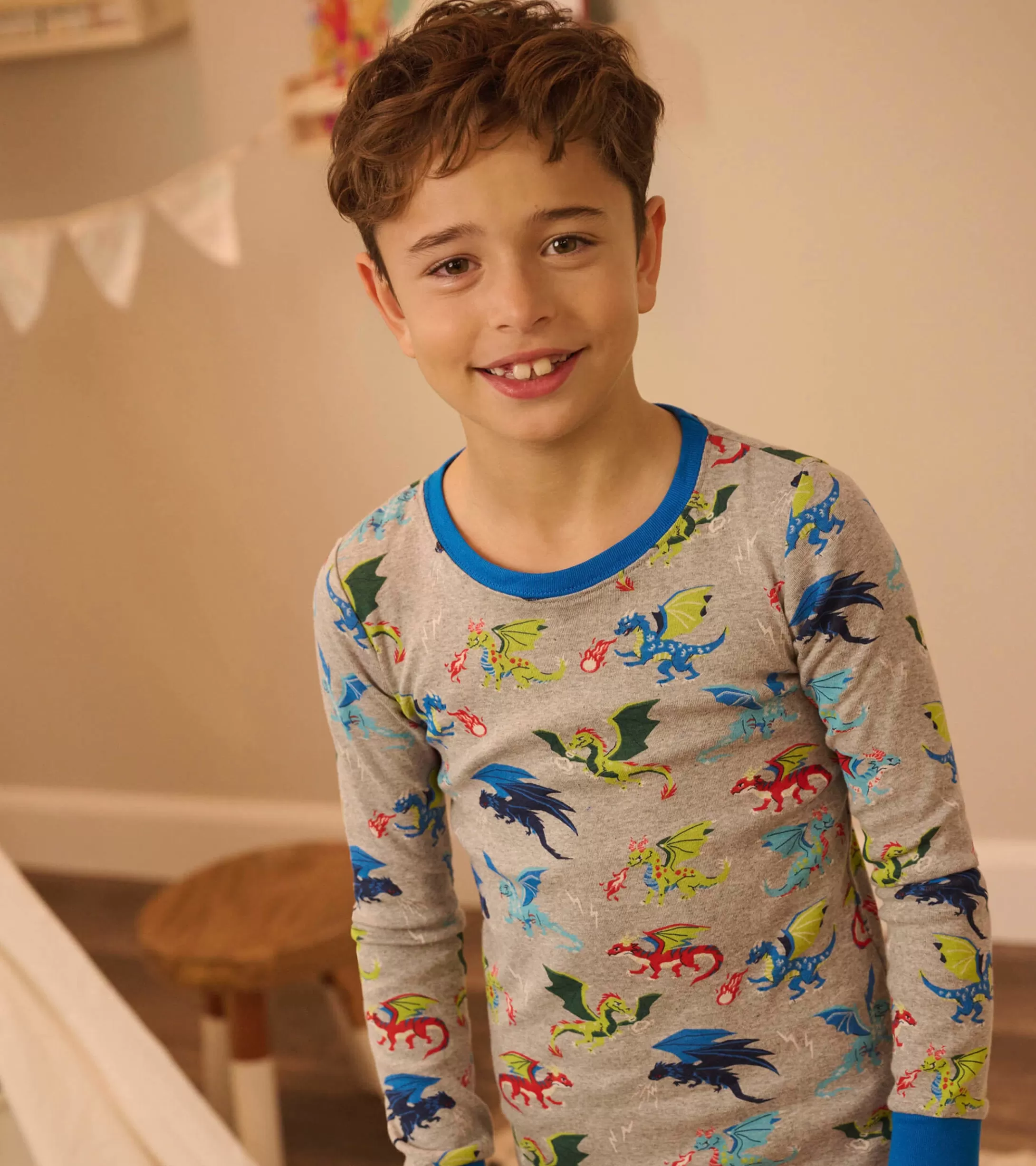 Hatley Dragon Realm Kids Organic Cotton Pajama Set Store