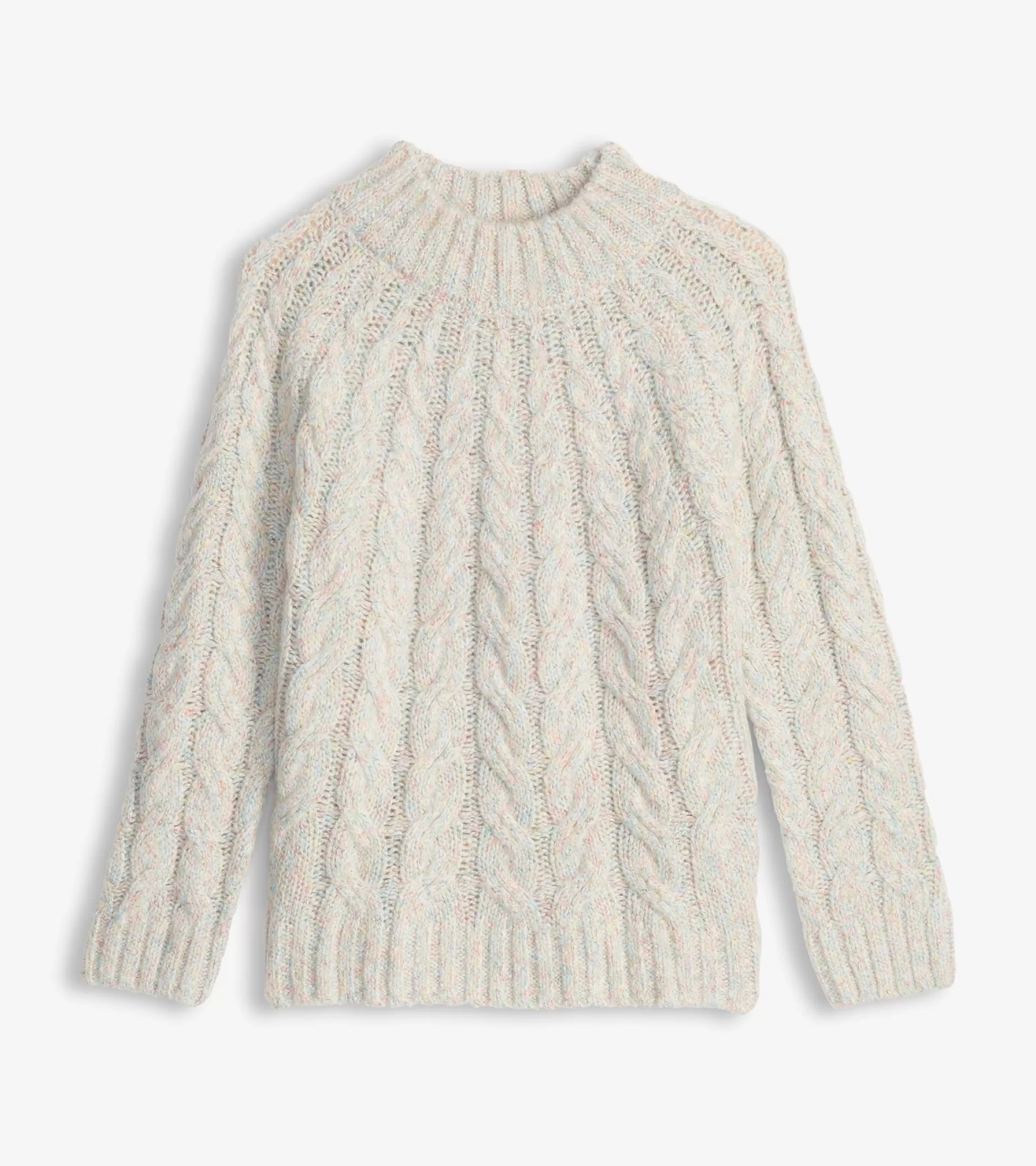 Hatley Dylan Cable Knit Sweater - Clear Rainbow New