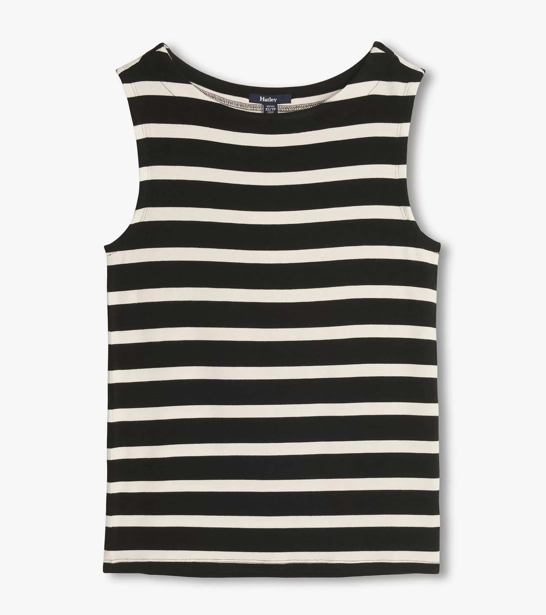 Hatley Everyday Tank - Caviar Stripes Flash Sale