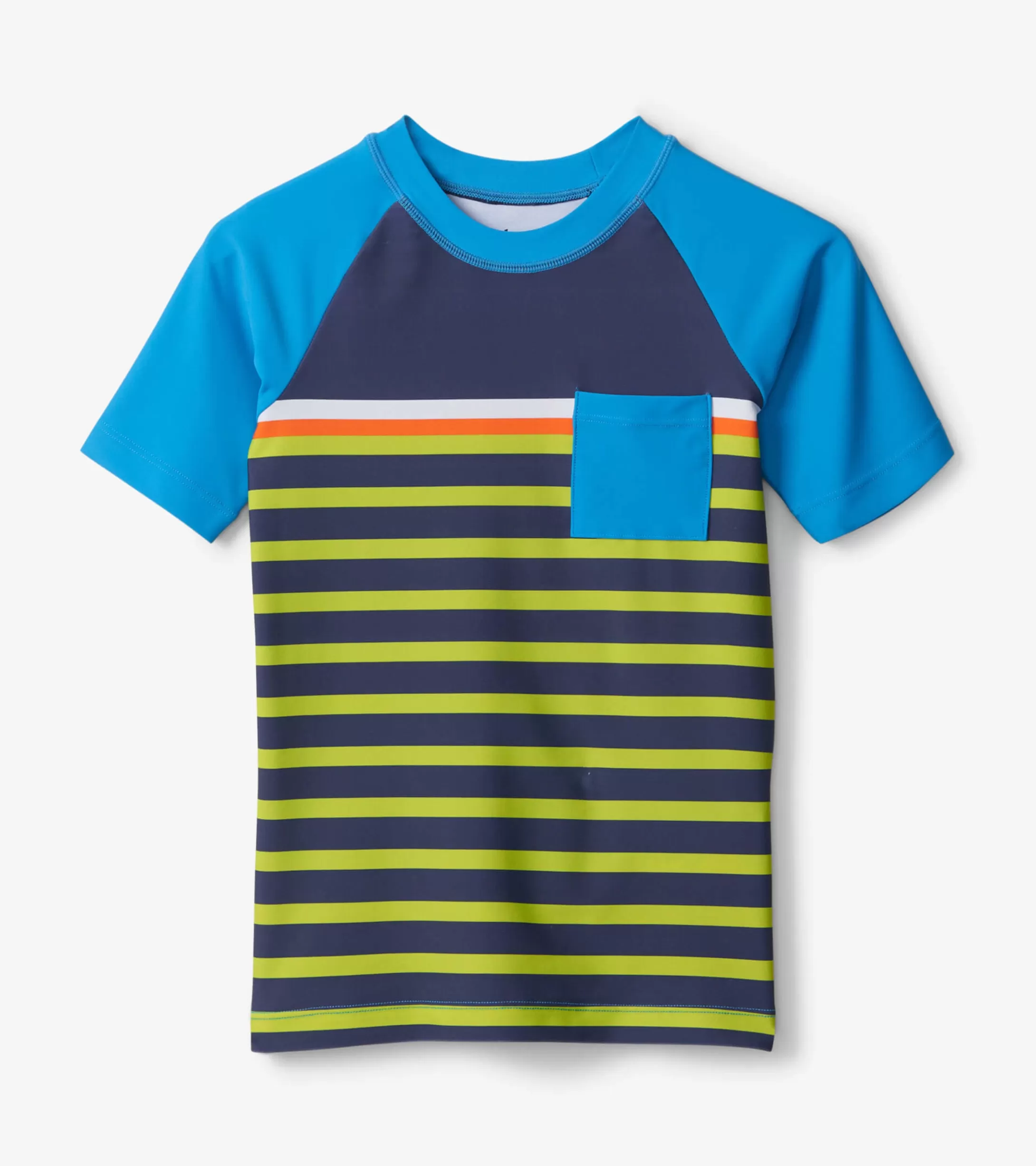 Hatley Fish Stripes Short Sleeve Rashguard Store