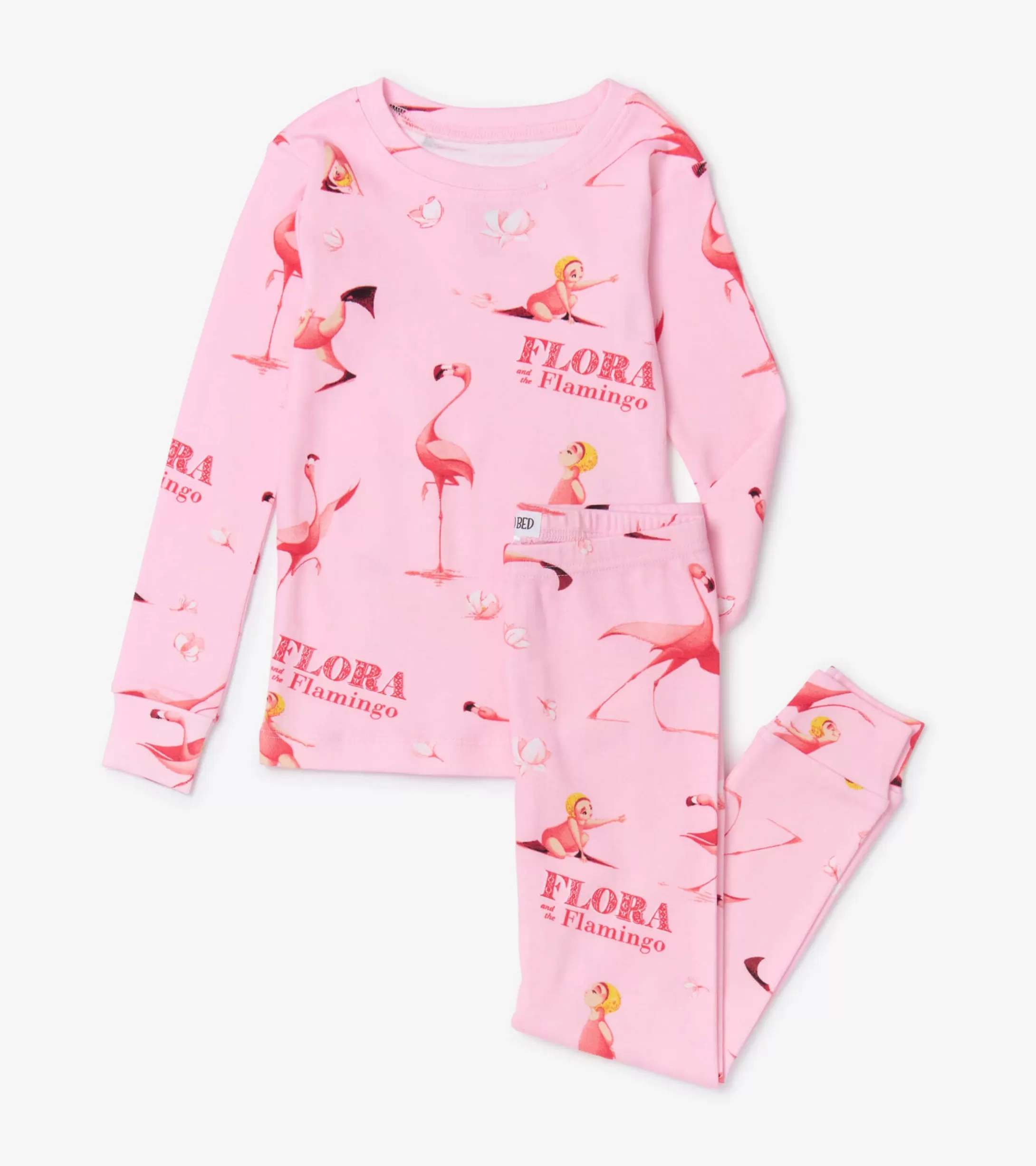 Hatley Flora And The Flamingo Pajama Set New