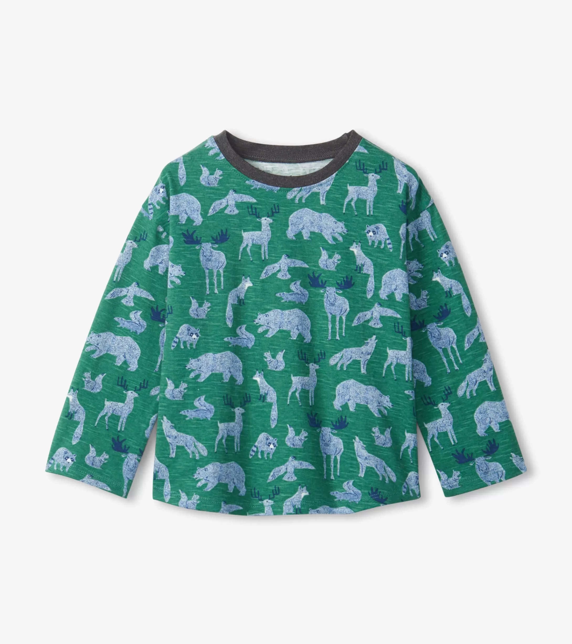 Hatley Forest Animals Long Sleeve T-Shirt Flash Sale