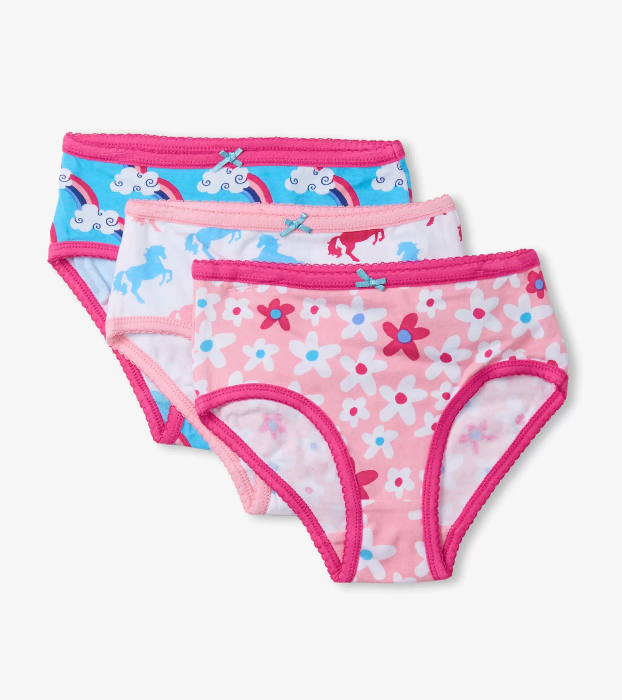 Hatley Fun Prints Girls Brief Underwear 3 Pack Shop