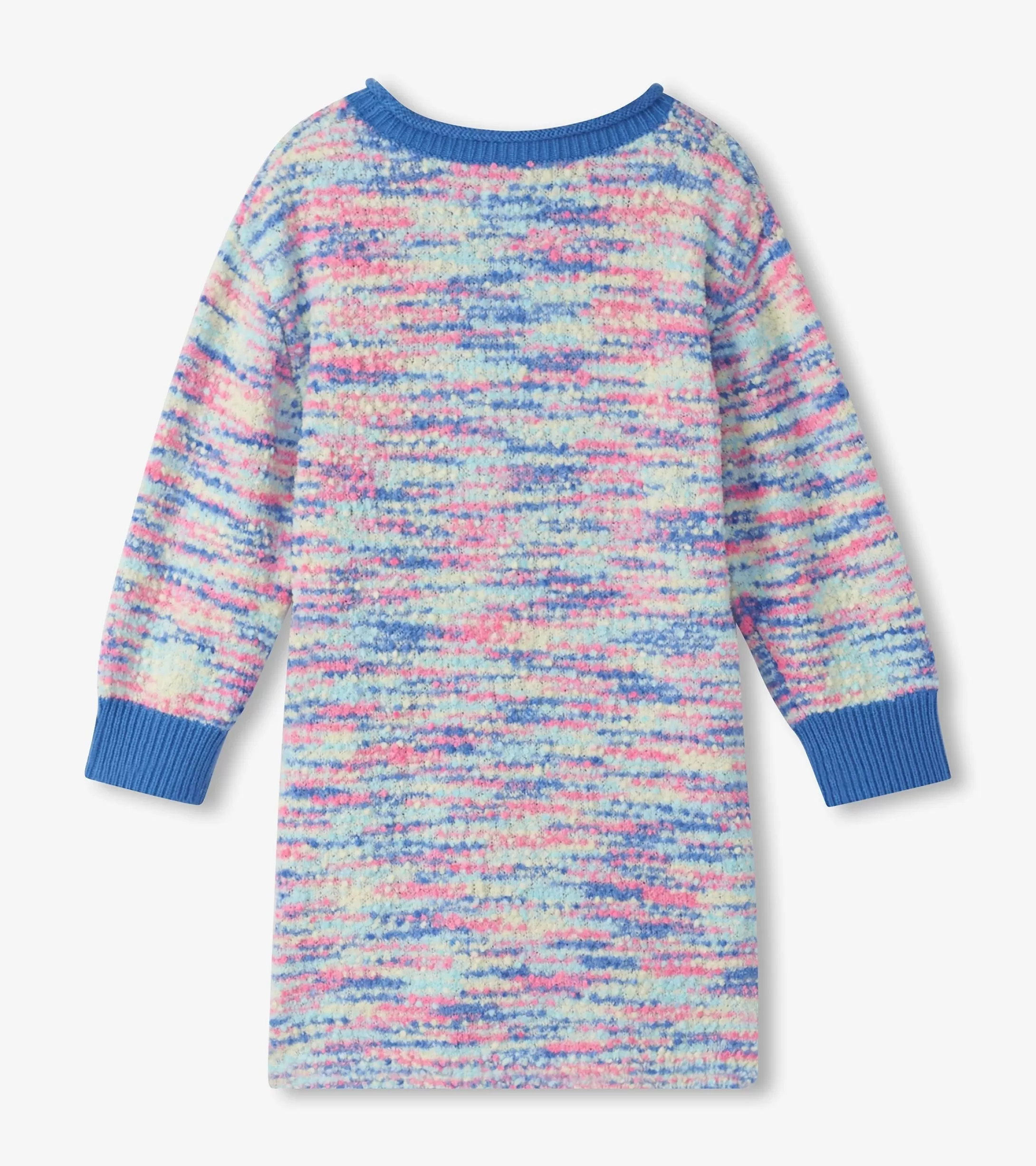 Hatley Girls Blue Boucle Sweater Dress Best Sale