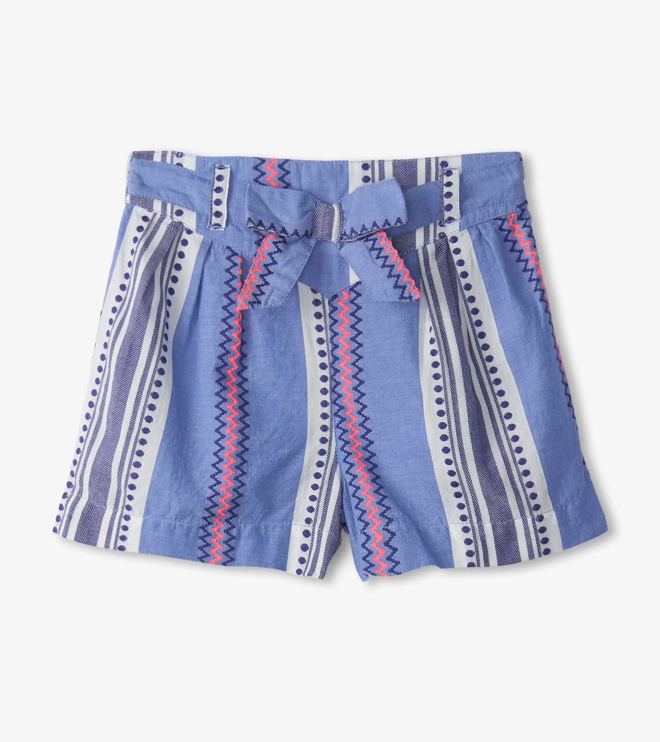 Hatley Girls Boho Stripe Paper Bag Shorts Clearance