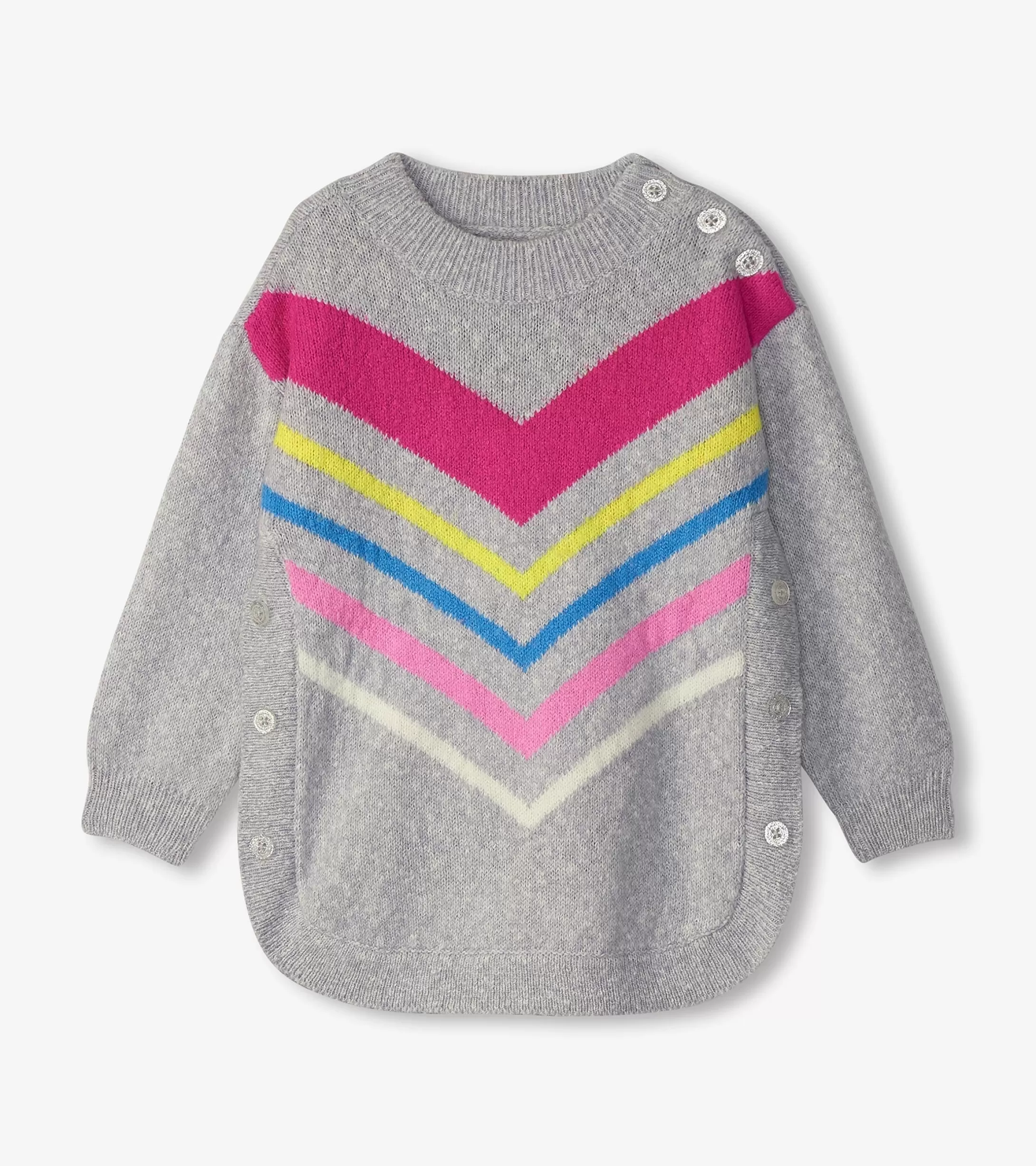 Hatley Girls Chevron Stripe Chunky Sweater Tunic Store