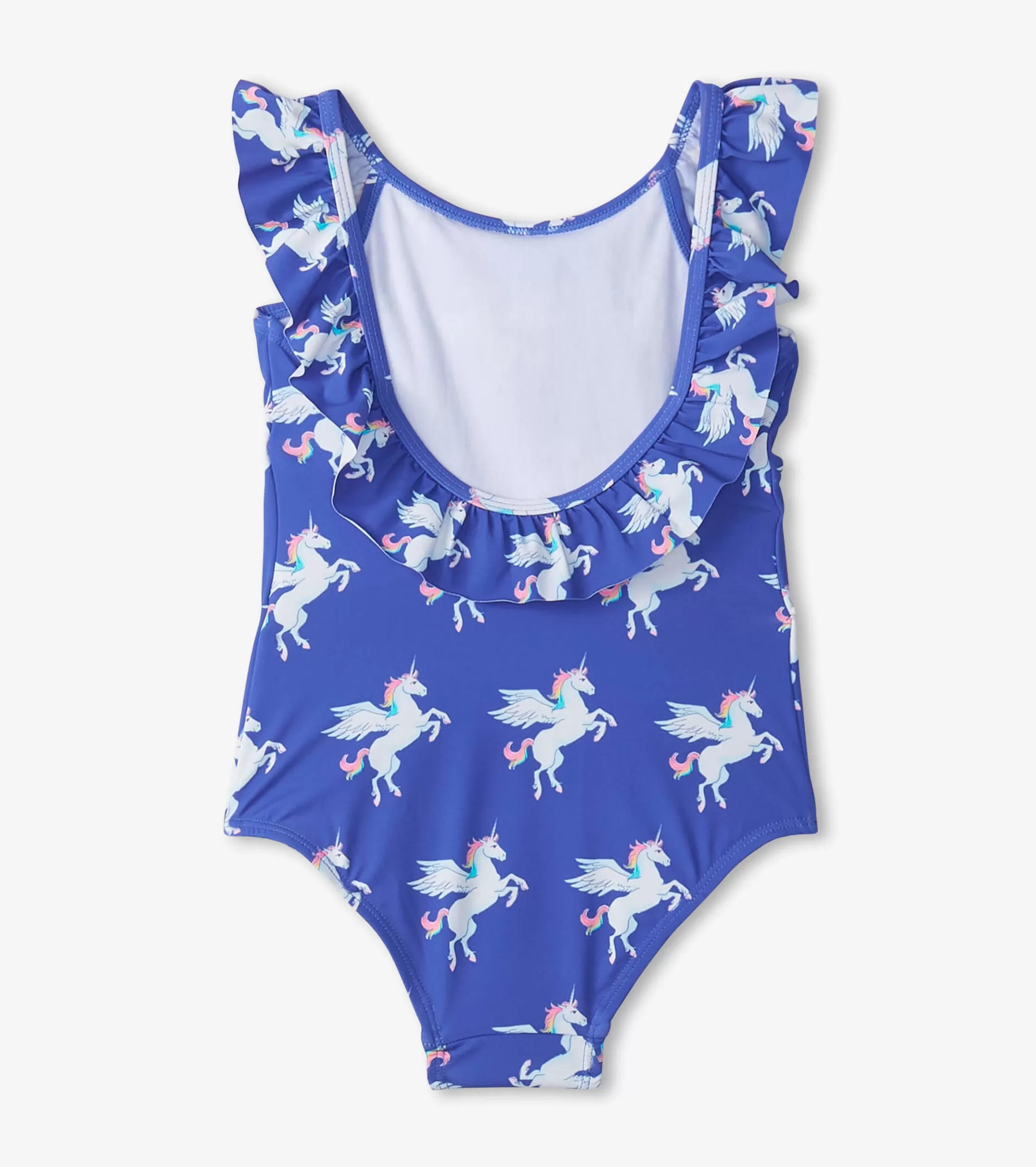 Hatley Girls Dazzling Unicorn Ruffle Sleeve Swimsuit Best