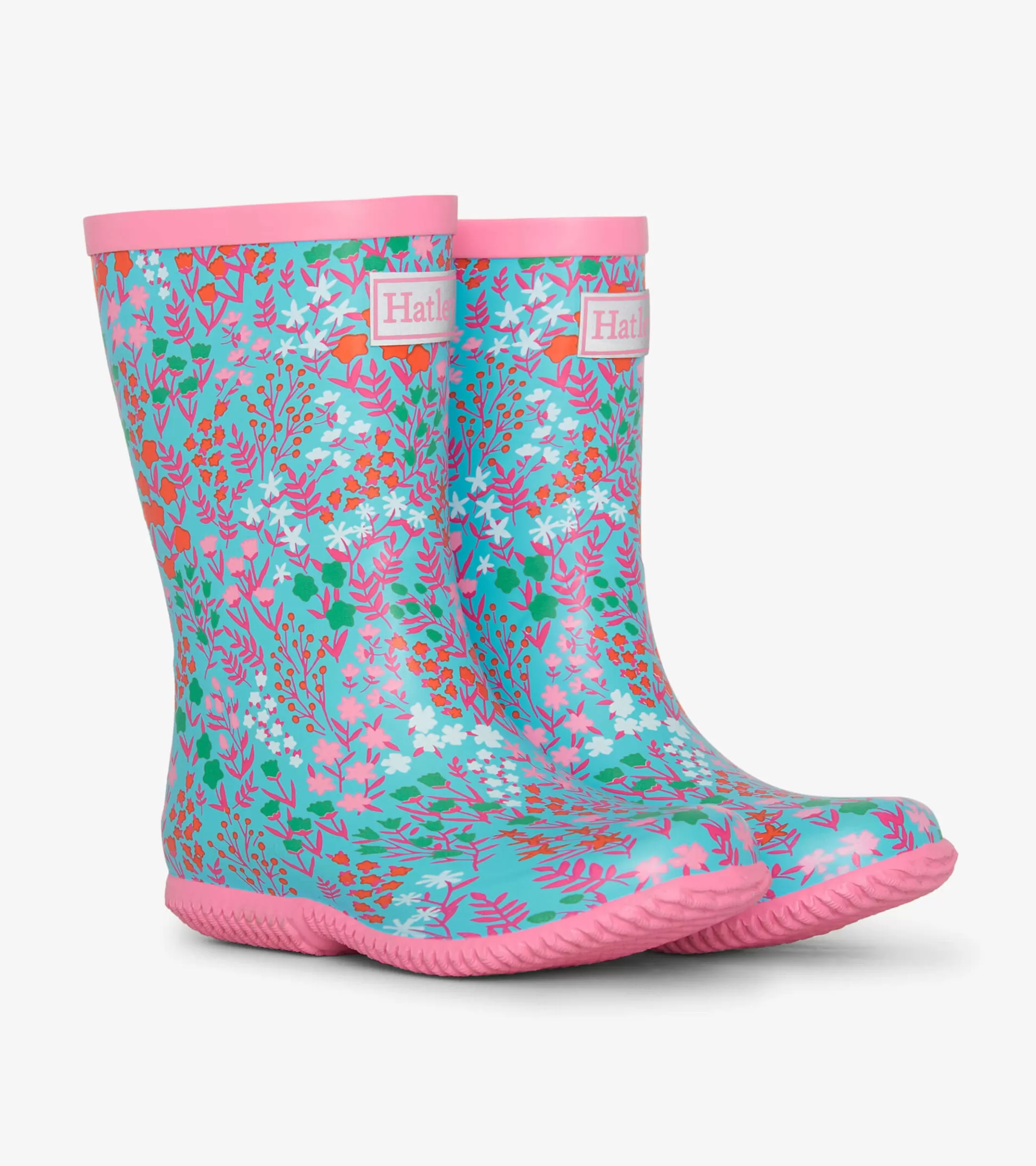 Hatley Girls Ditsy Floral Packable Rain Boots Clearance